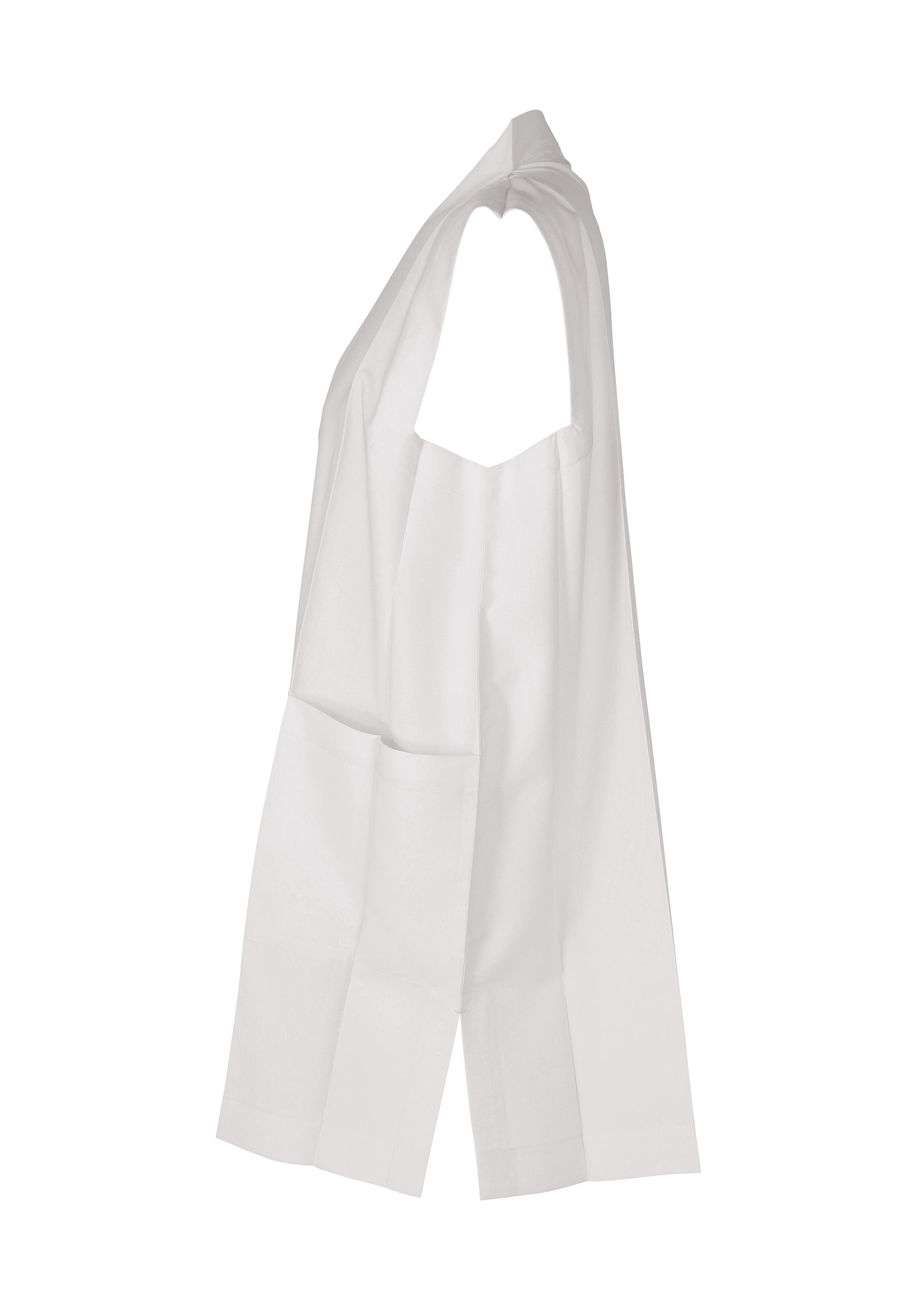 A detail shot of the 132 5. ISSEY MIYAKE 132 5. FLAT 1 vest.