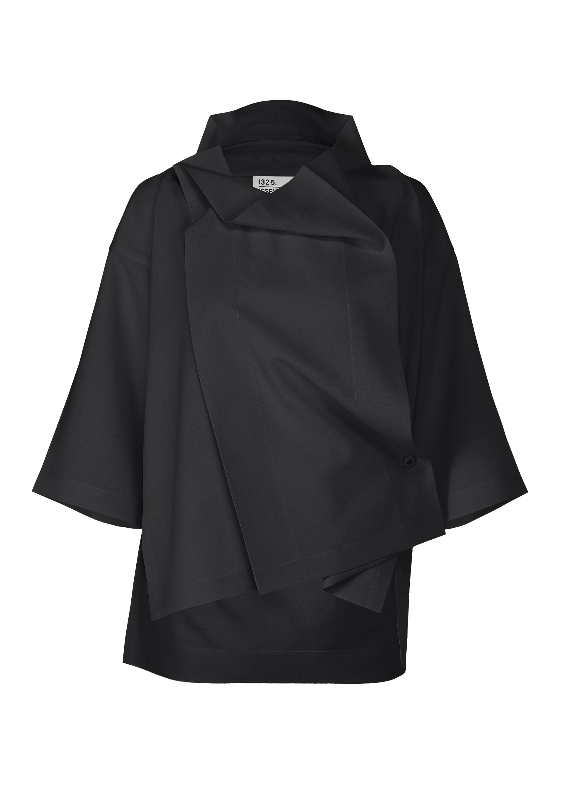 FLAT TUCK T Shirt Black – The official ISSEY MIYAKE ONLINE STORE