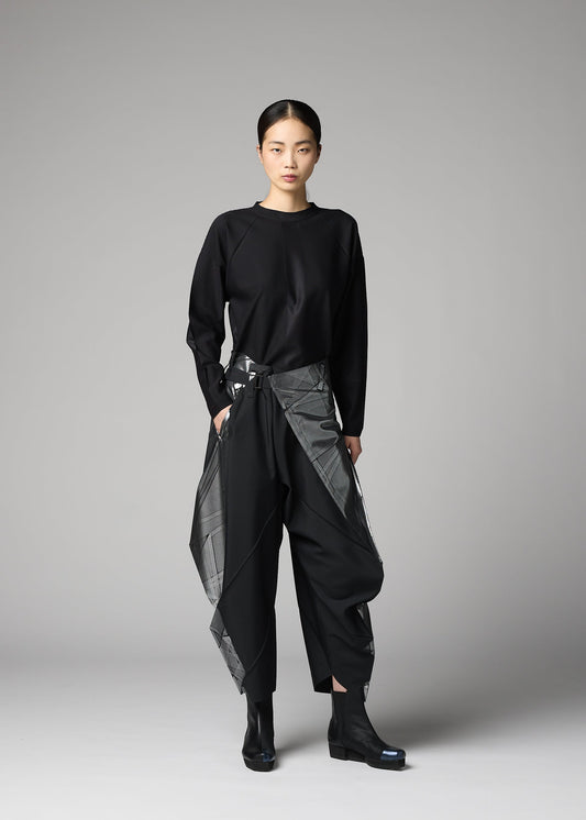 F-BT Trousers Black x Silver