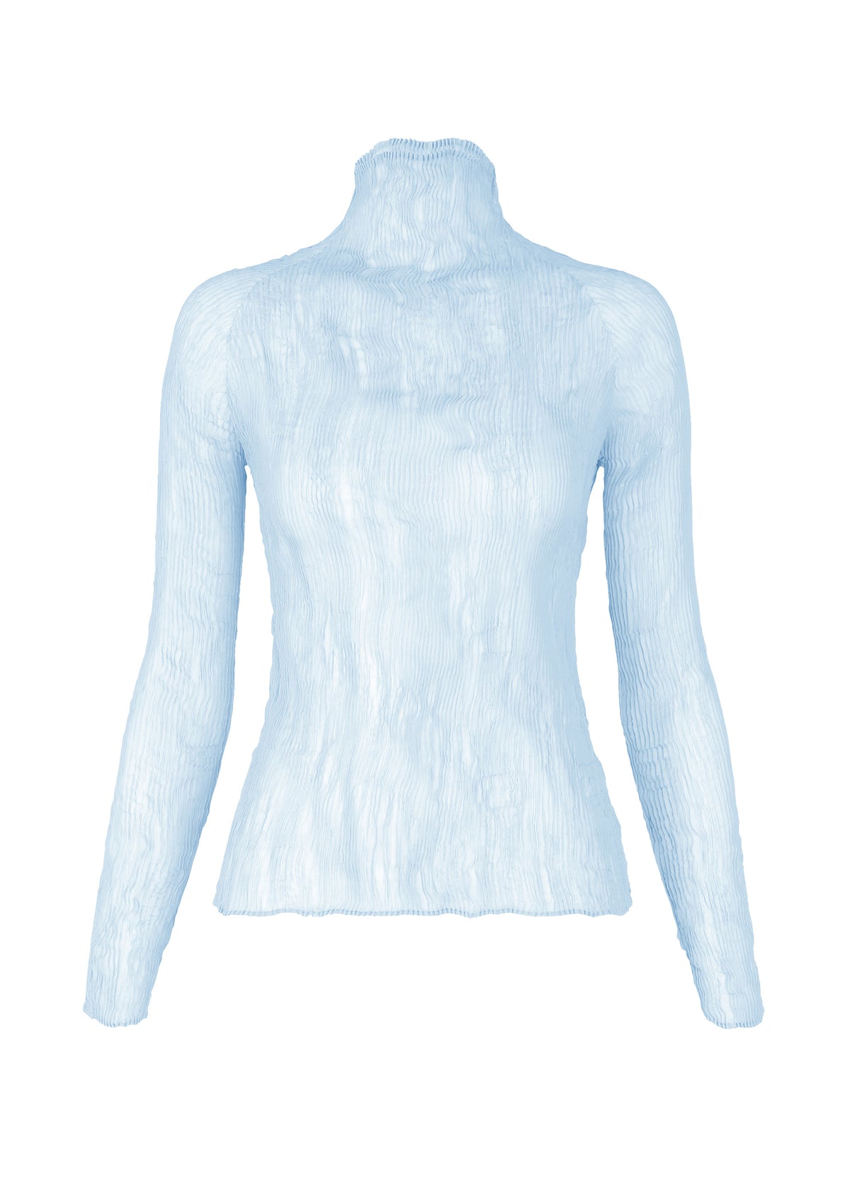 CHIFFON TWIST JANUARY Top Light Blue