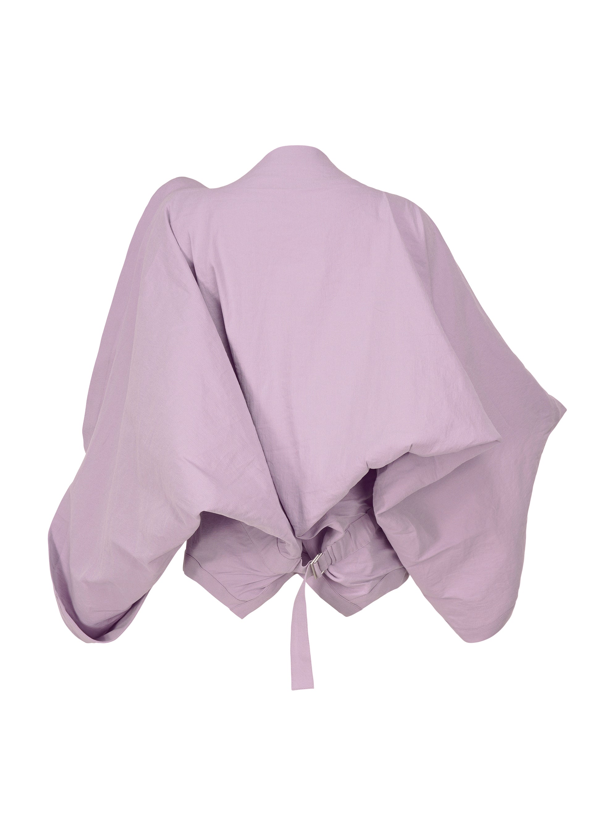 A detail shot of the ISSEY MIYAKE ENCLOTHE cardigan