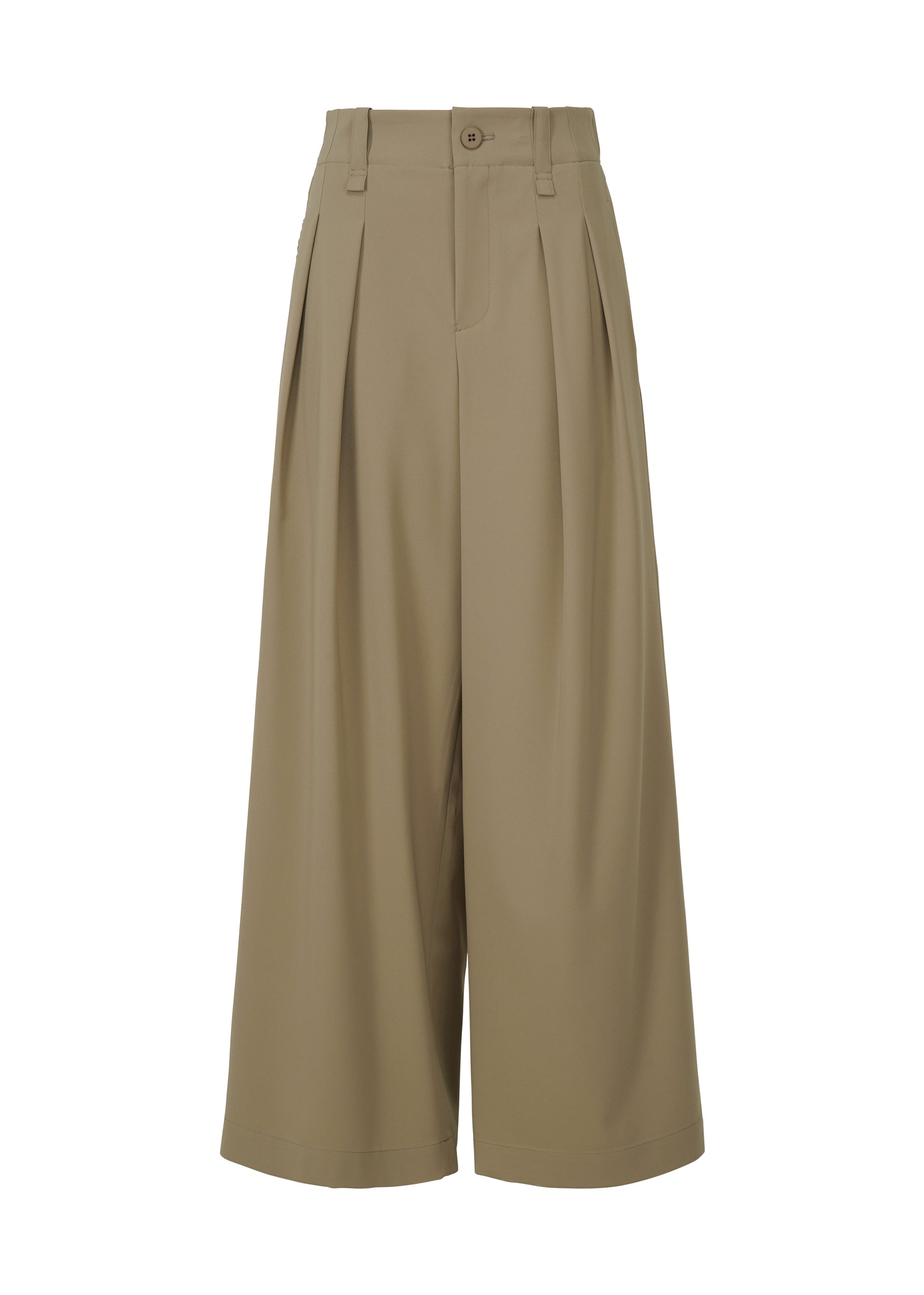 ROUND PANTS Trousers Greige