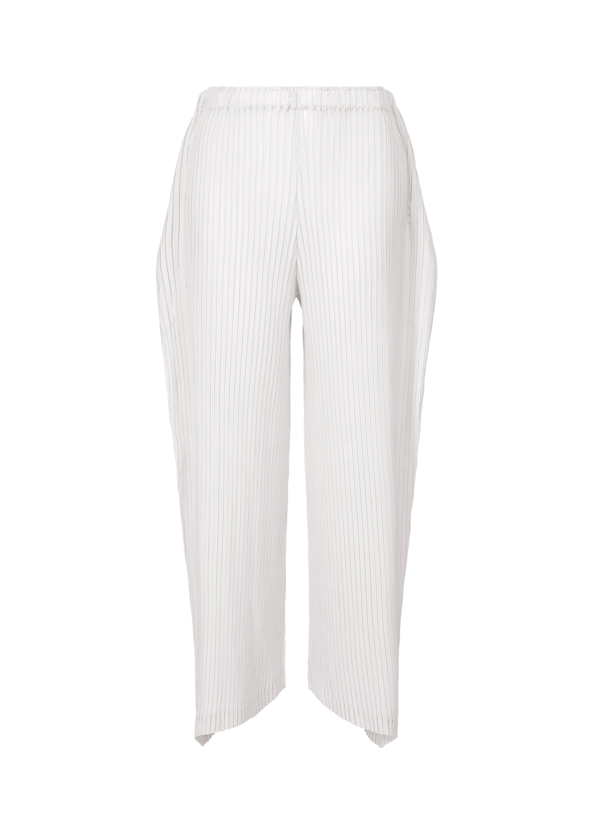 A product shot of the ISSEY MIYAKE SHADOW STUDY PLEATS SOLID trousers in .