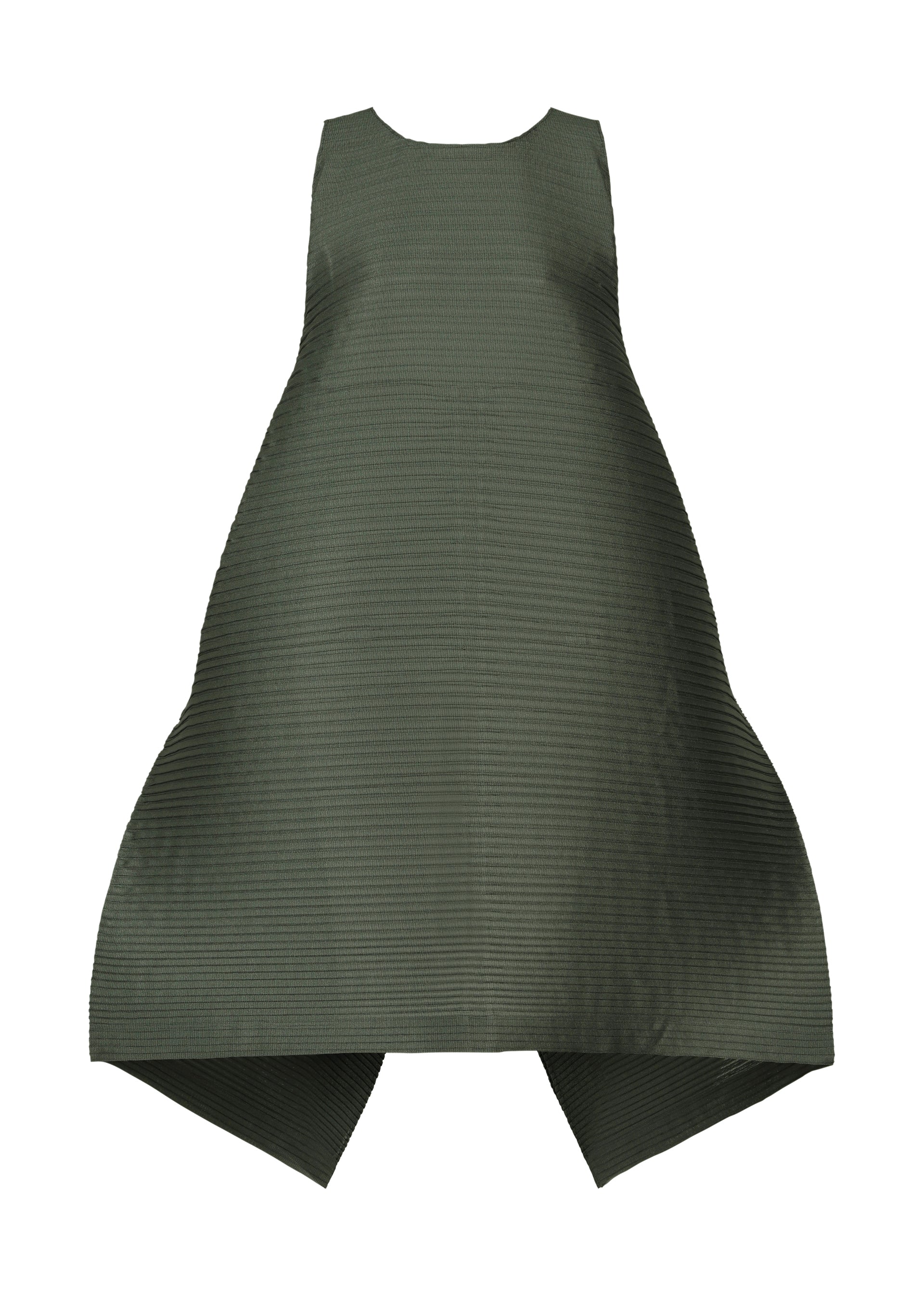 PANELED PLEATS Dress Dull Blue