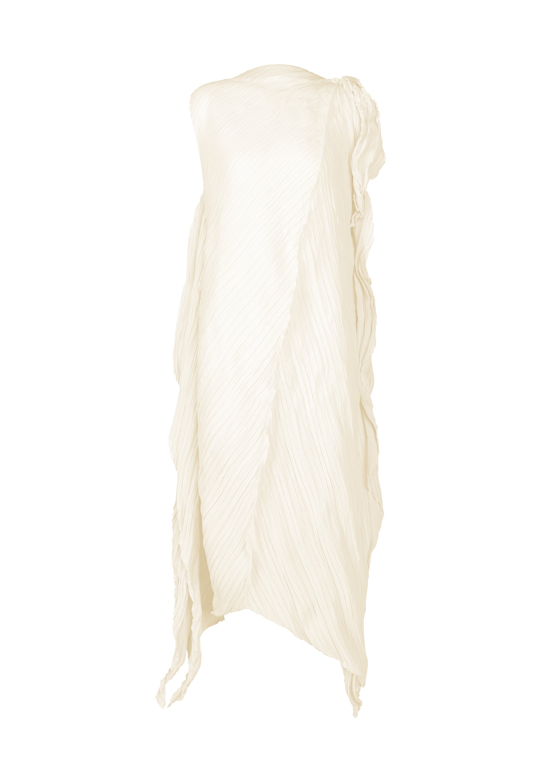 A product shot of the ISSEY MIYAKE WRINKLED AND TWISTED dress in .