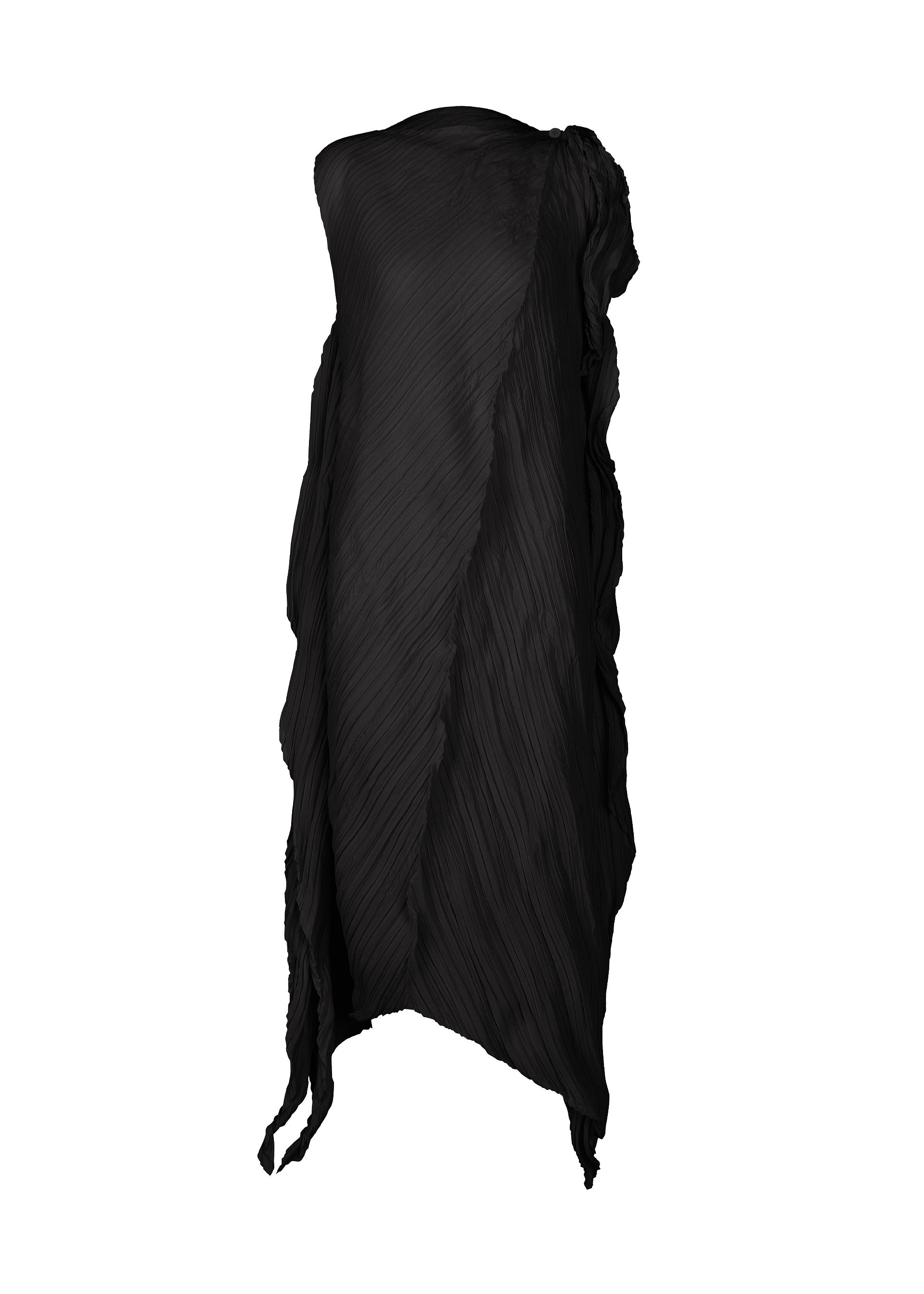 A product shot of the ISSEY MIYAKE WRINKLED AND TWISTED dress in .
