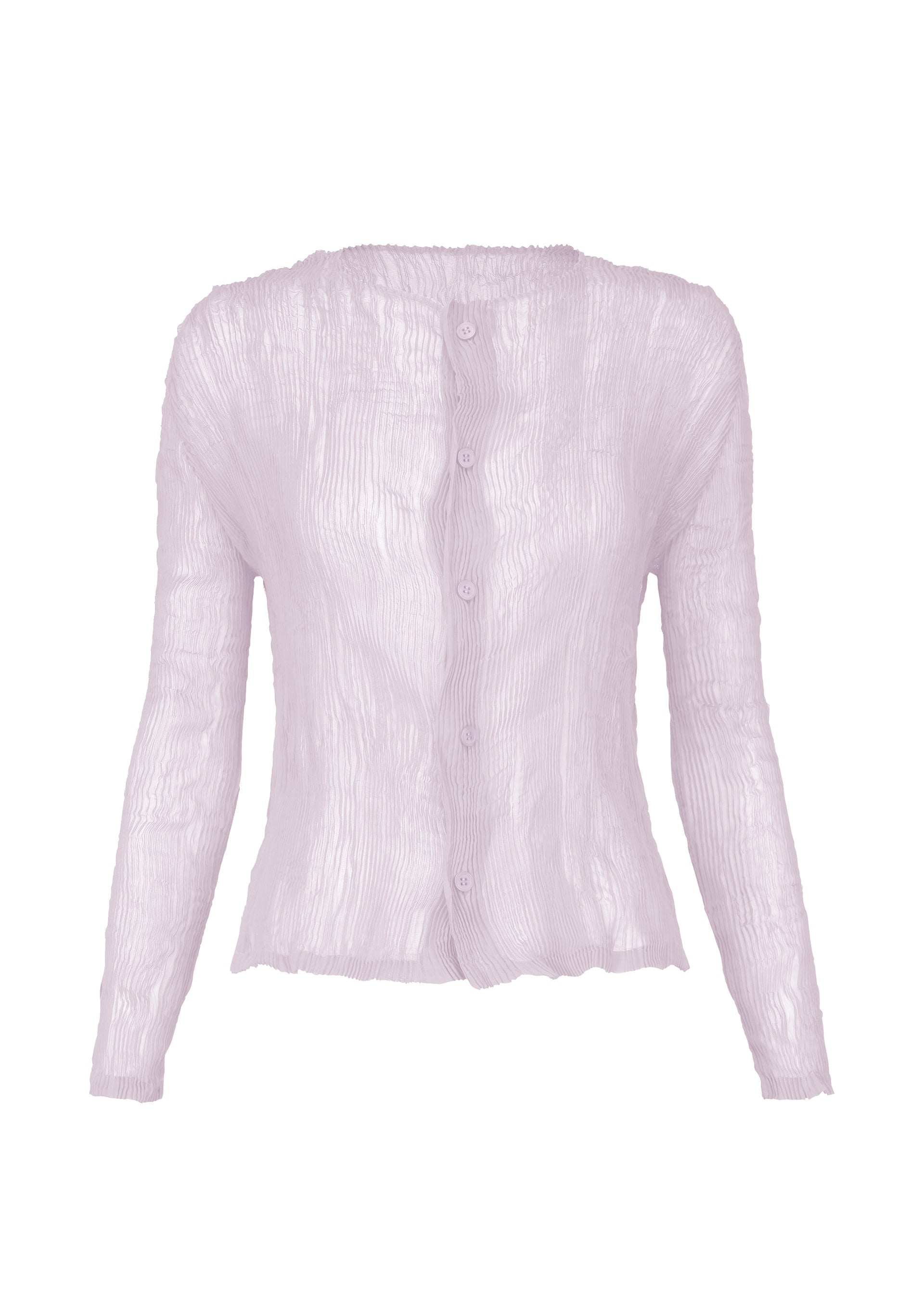 ISSEY MIYAKE CHIFFON TWIST カーディガン 薄いピンク CHIFFON TWIST 1 – ISSEY MIYAKE ONLINE STORE