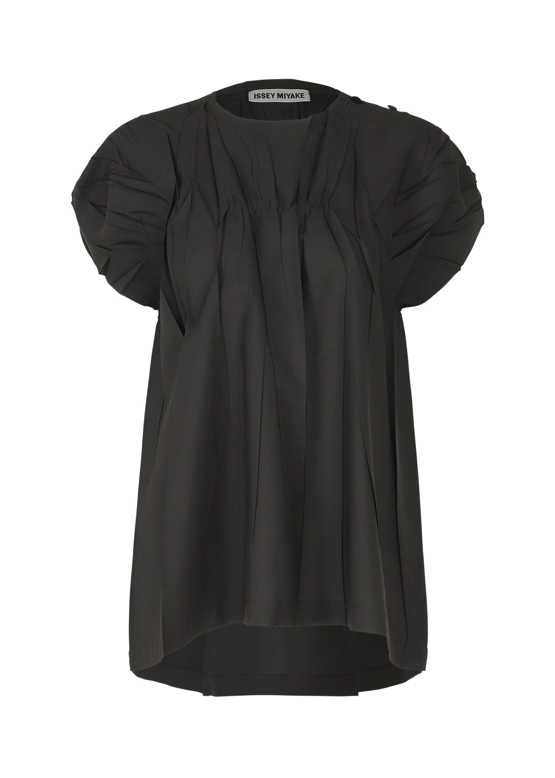 CRIMPED AND PRESSED Top Black