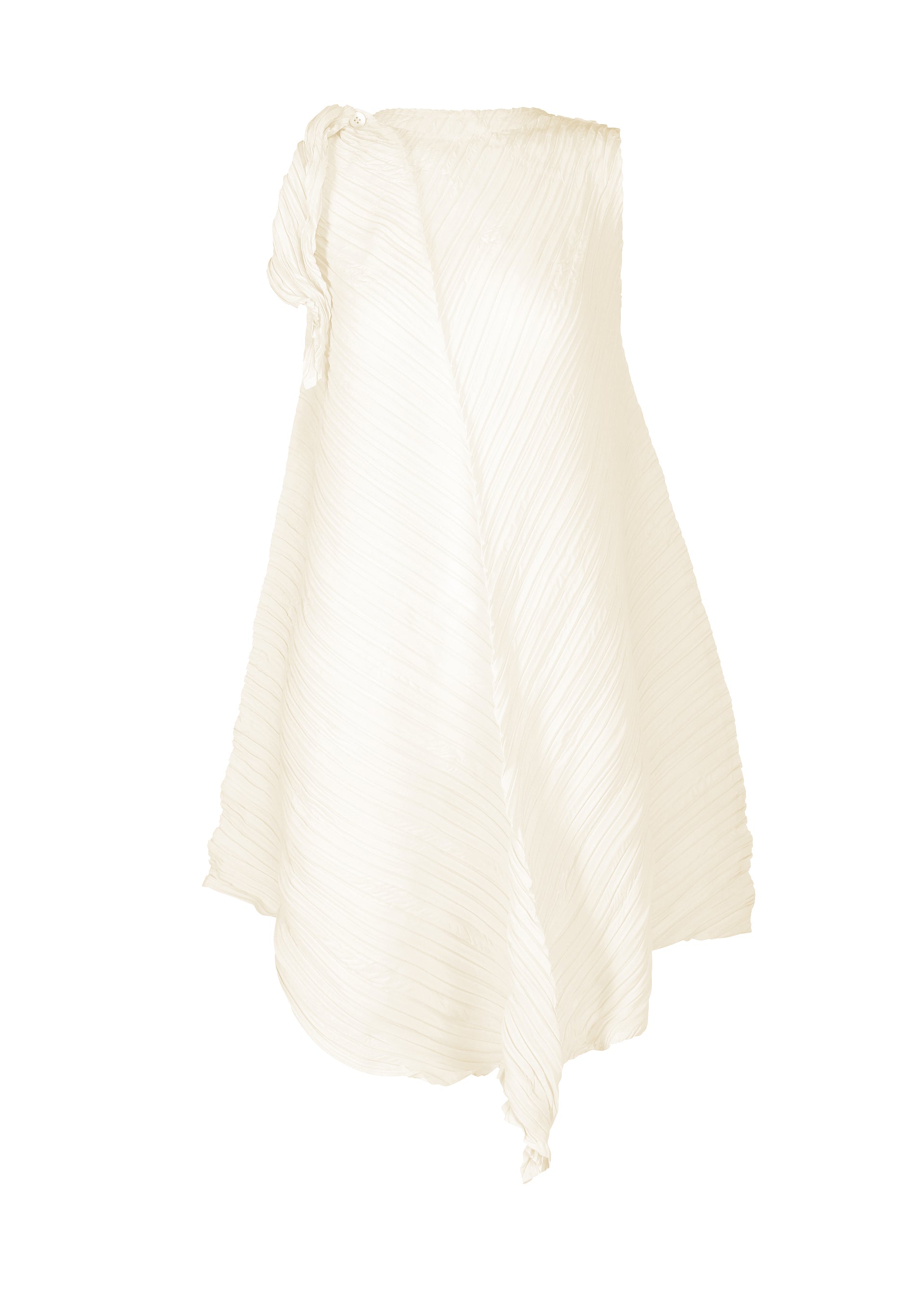 A product shot of the ISSEY MIYAKE WRINKLED AND TWISTED tunic in .