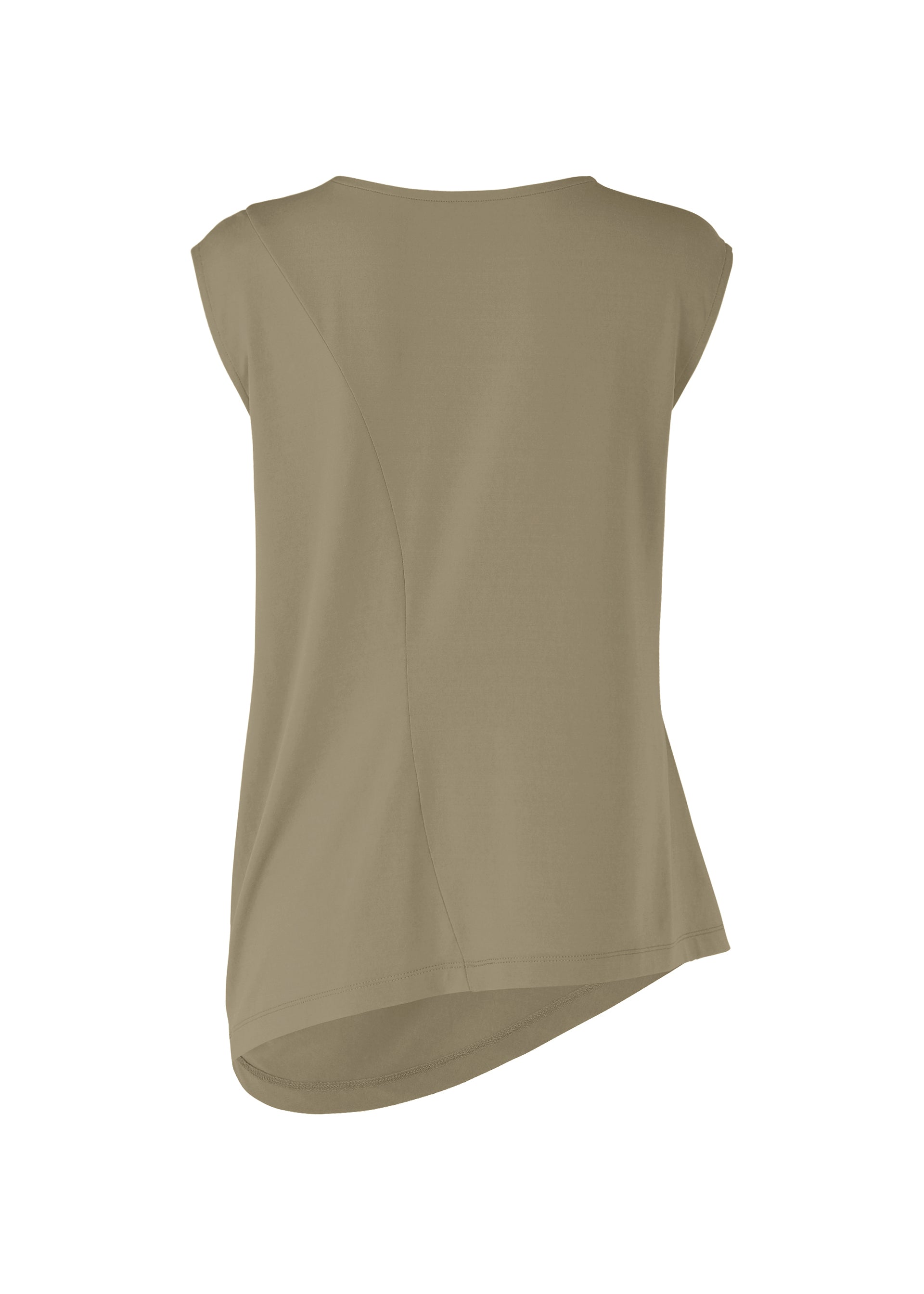 A detail shot of the ISSEY MIYAKE DRAPE JERSEY 56 top.