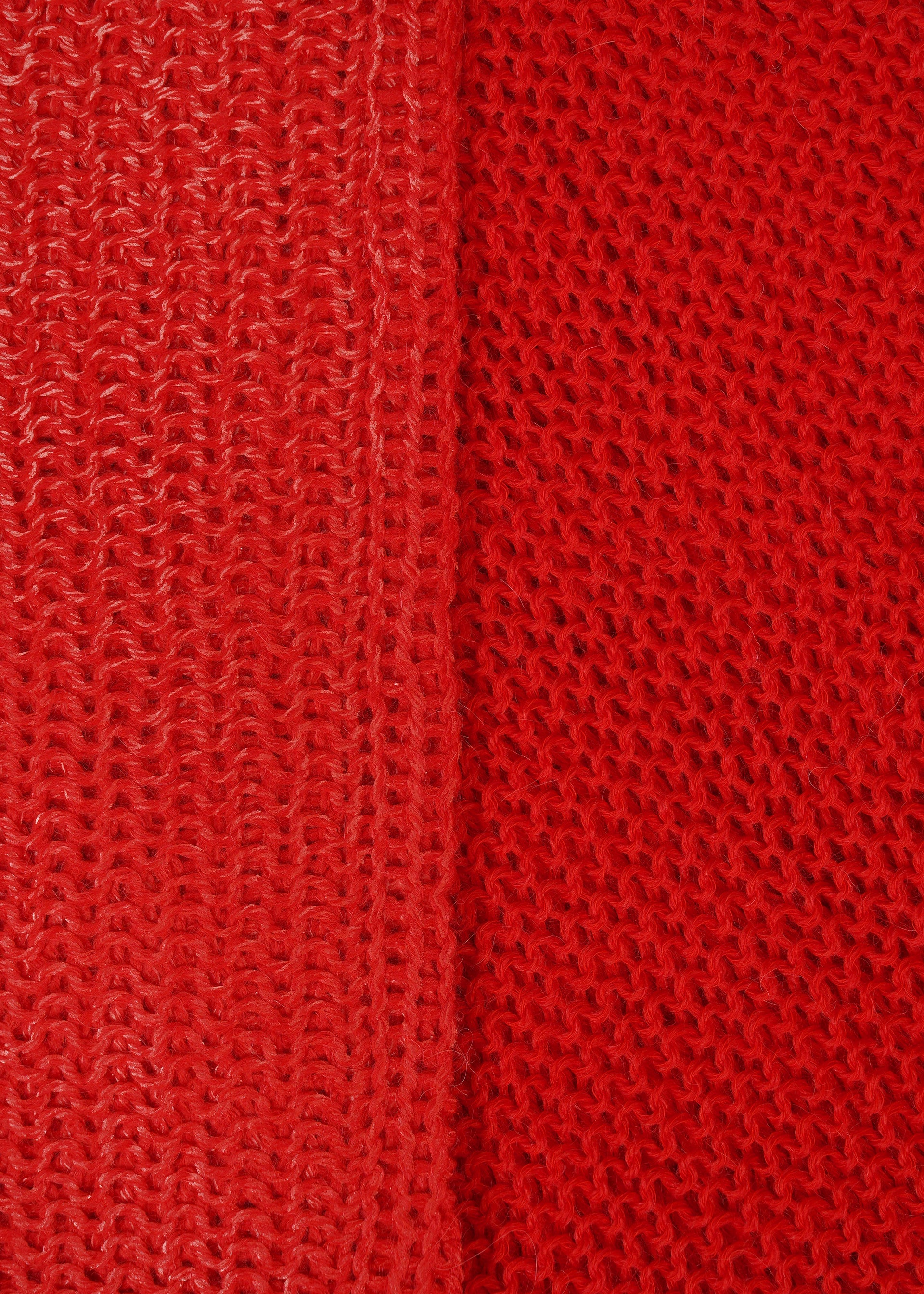 A detail shot of the ISSEY MIYAKE PANINI STOLE stole.