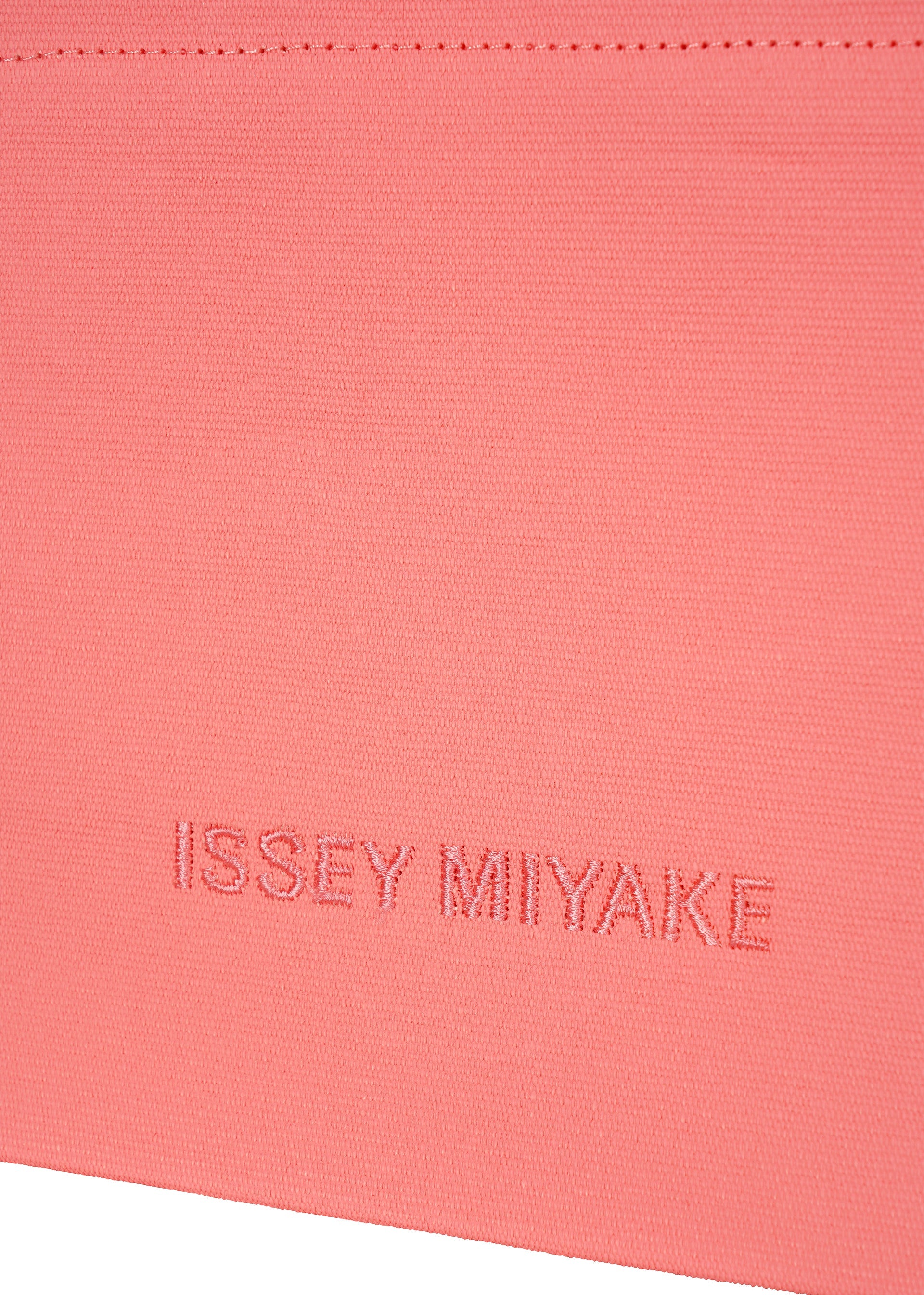 A detail shot of the ISSEY MIYAKE THIS IS A PAPER BAG bag.