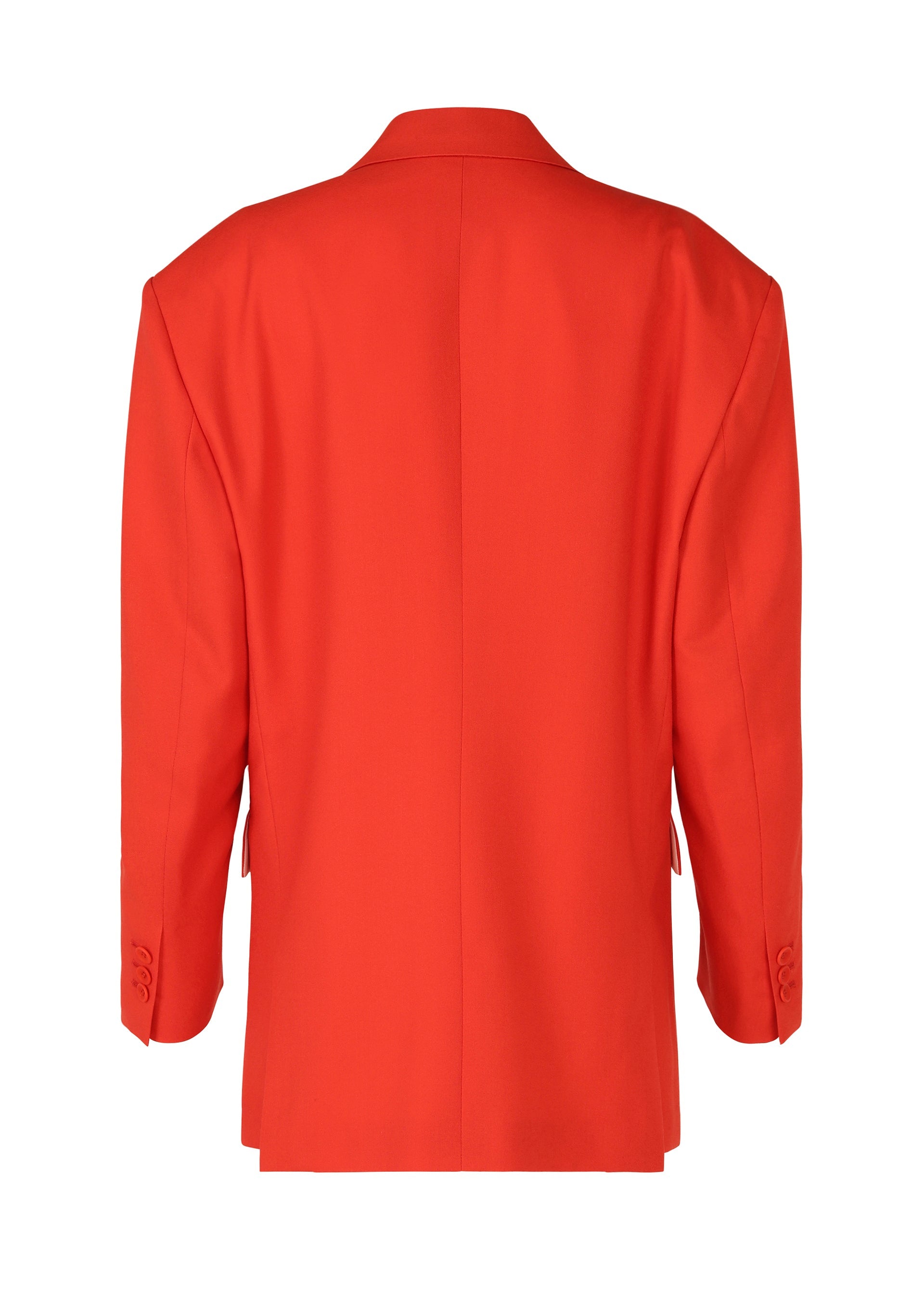 A detail shot of the ISSEY MIYAKE UNI FORM (WOOL) jacket.