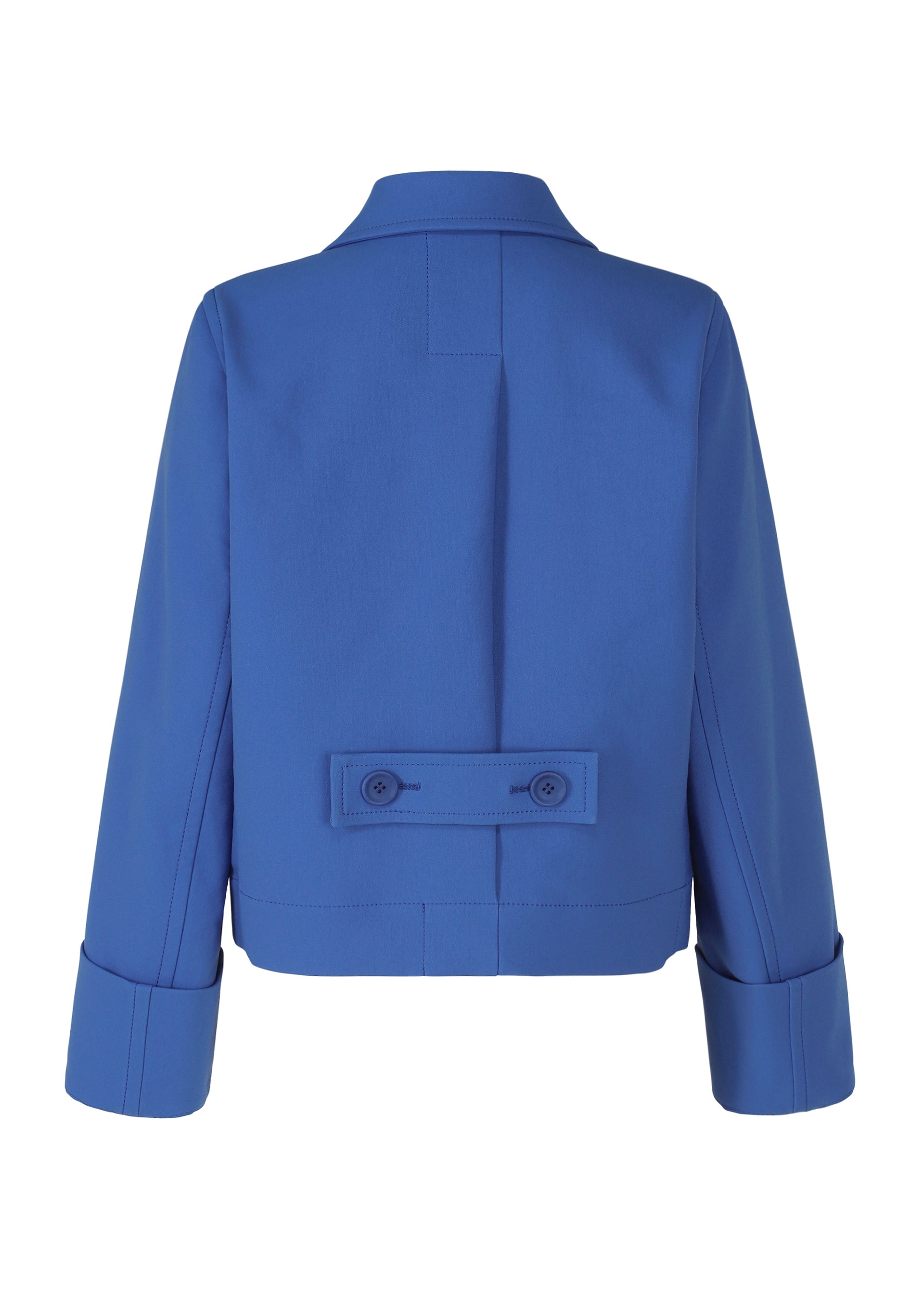 A detail shot of the ISSEY MIYAKE GYPSUM jacket.