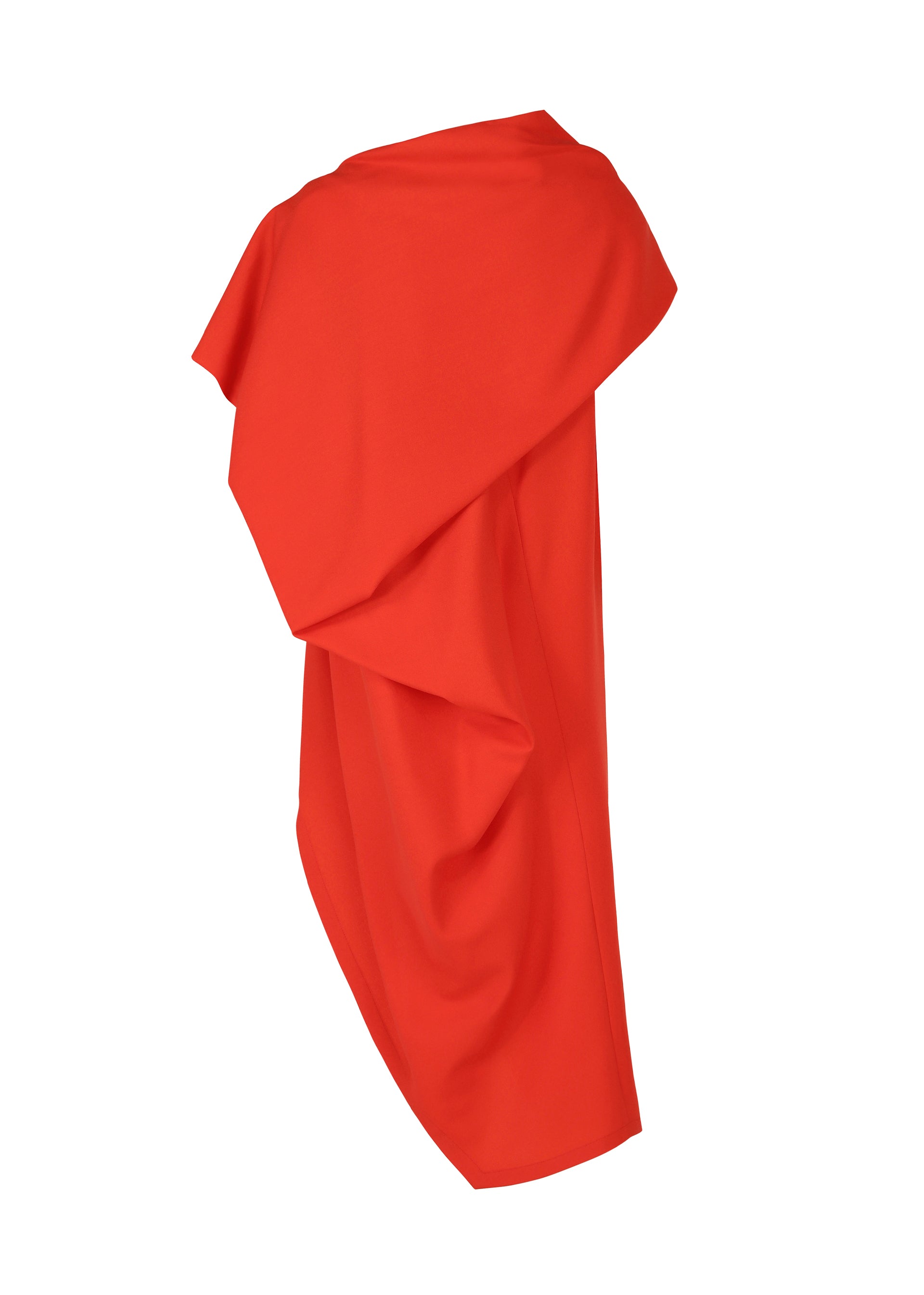 A detail shot of the ISSEY MIYAKE UNI FORM (WOOL) dress.