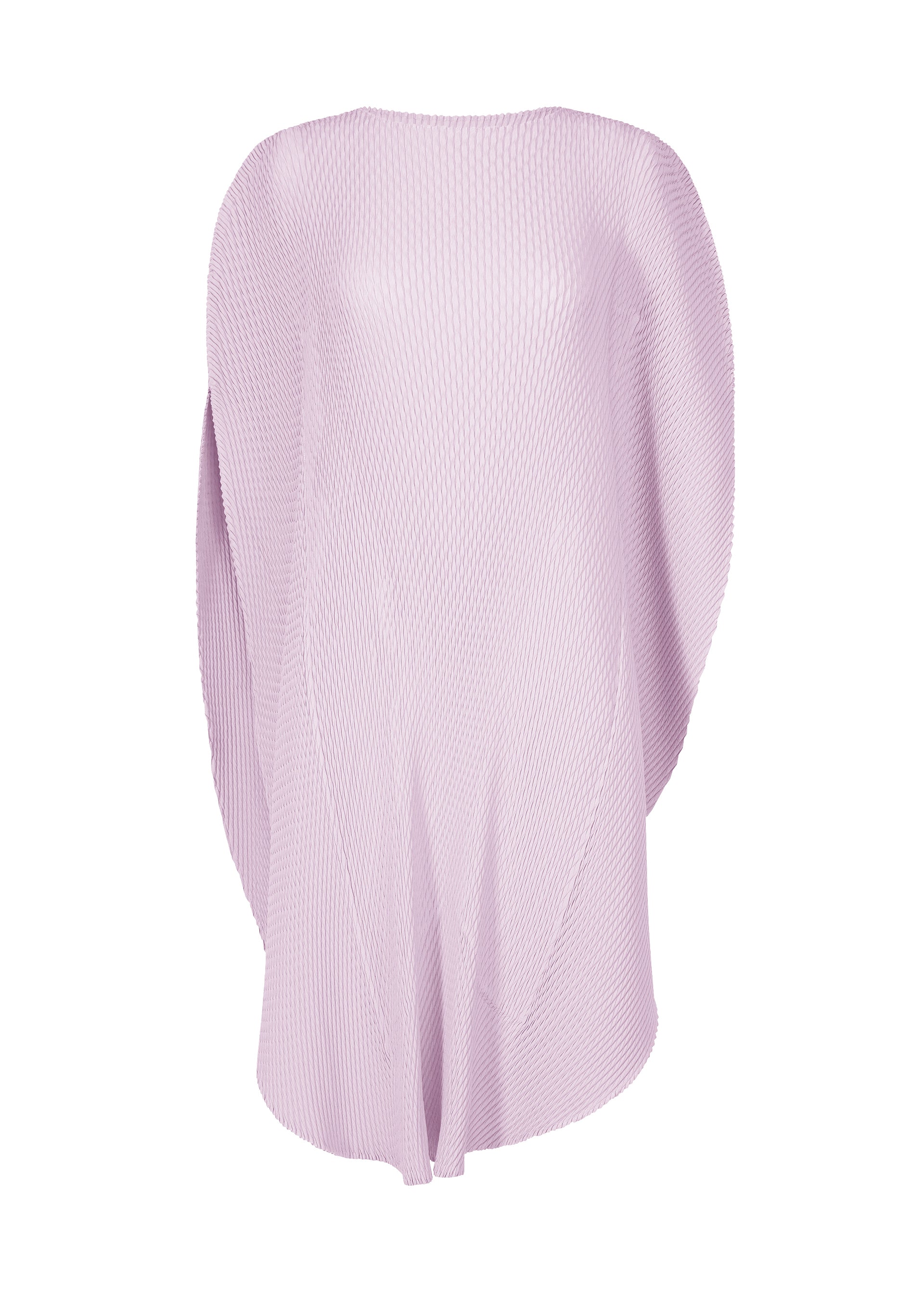 ORBICULAR PLEATS Dress Light Purple