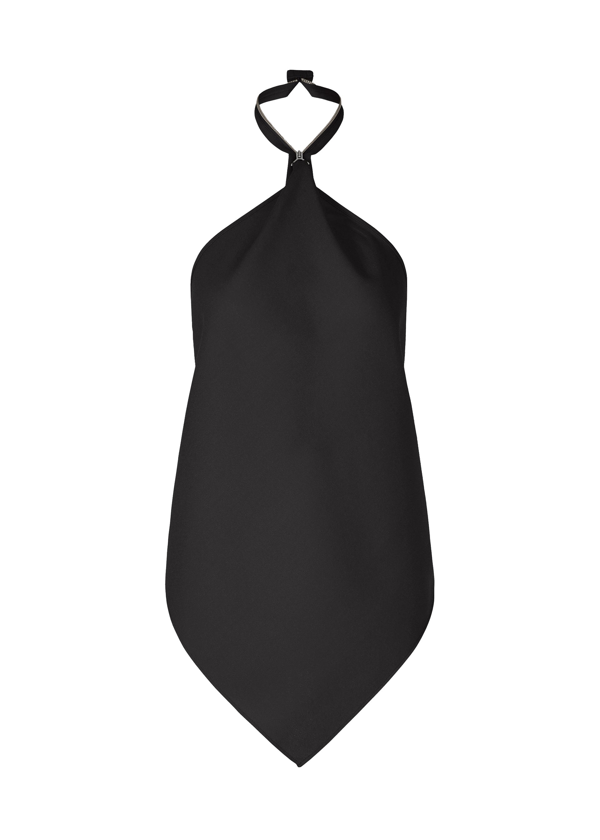 A product shot of the ISSEY MIYAKE UNI FORM (WOOL) shirt in black (15).