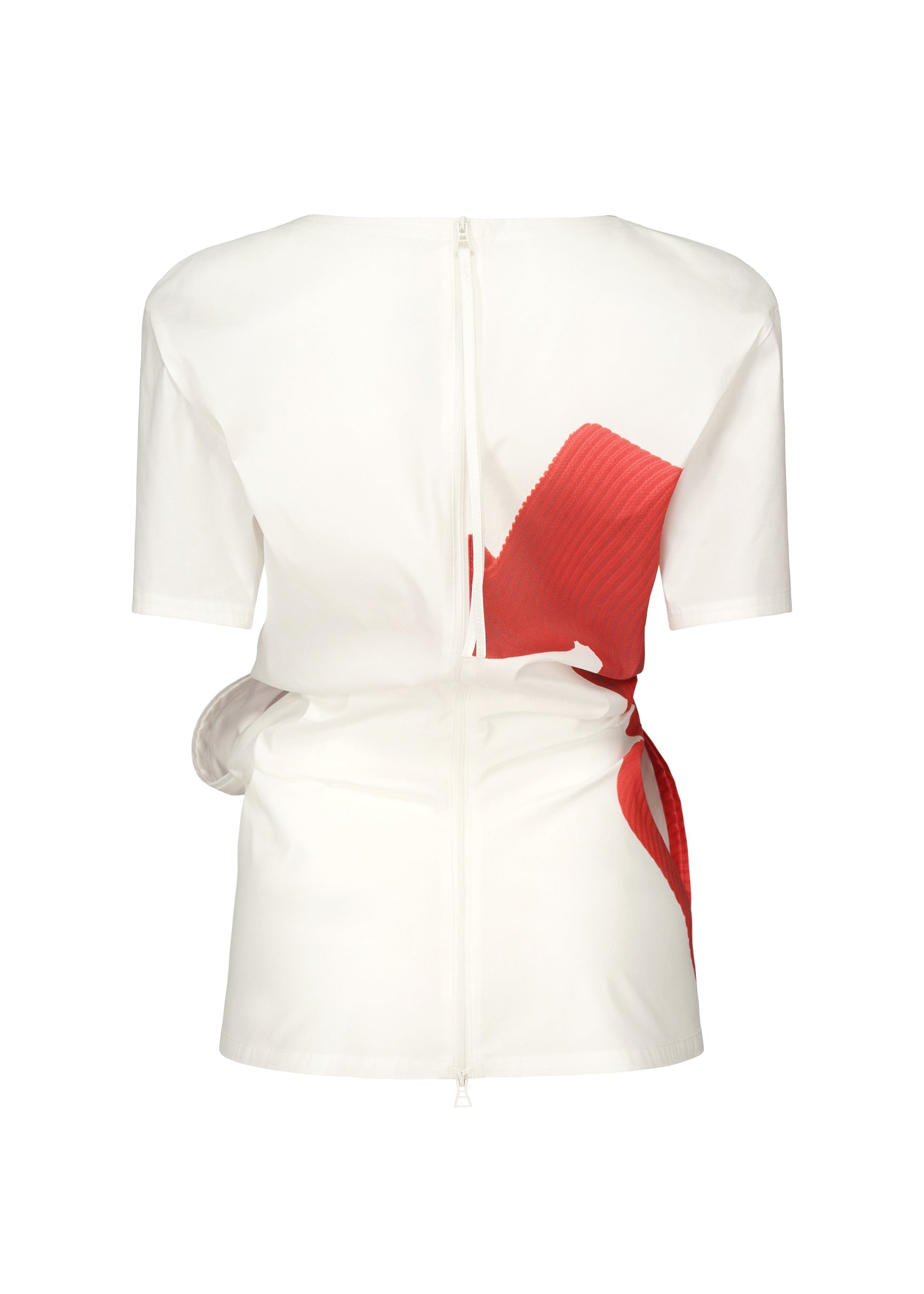 A detail shot of the ISSEY MIYAKE KNIT (AS REPRESENTED) shirt.
