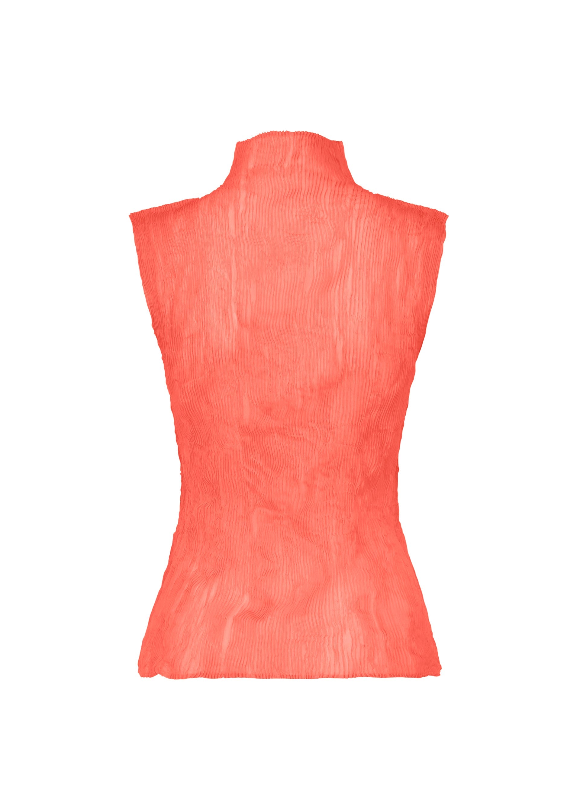 A detail shot of the ISSEY MIYAKE CHIFFON TWIST 1 top.