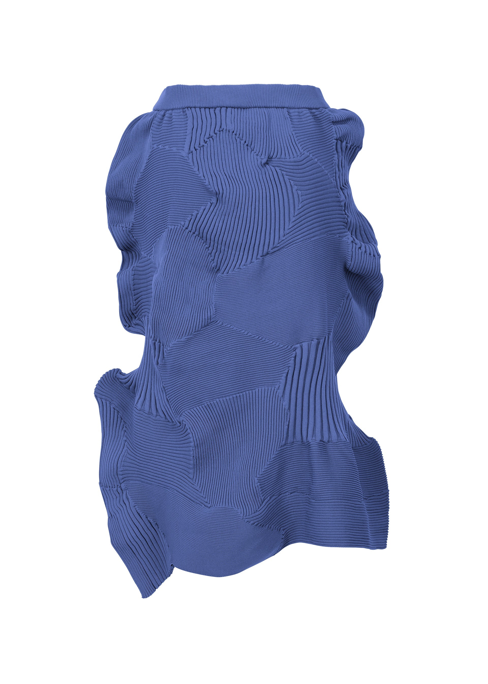 A detail shot of the ISSEY MIYAKE KONE KONE skirt.
