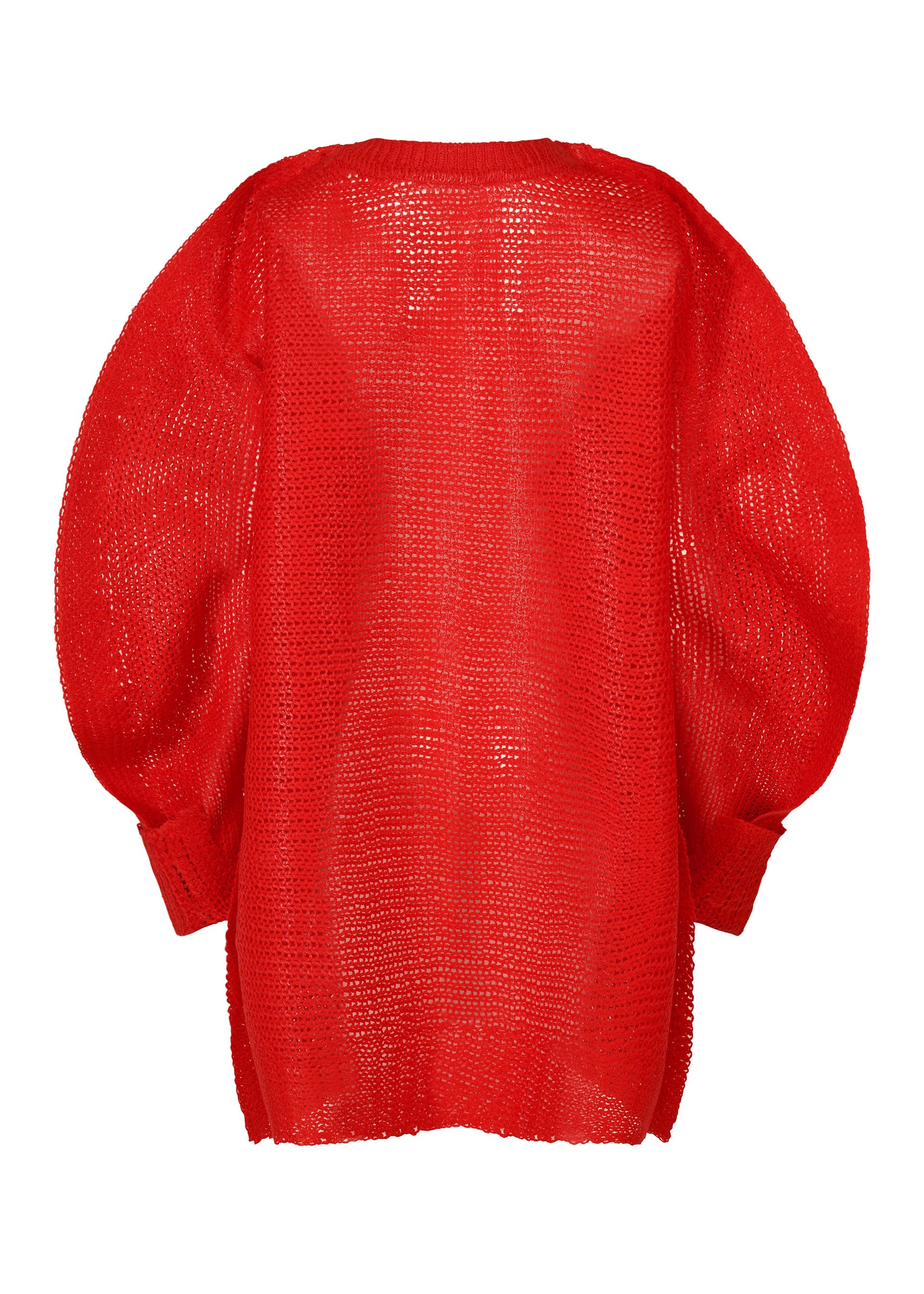 A detail shot of the ISSEY MIYAKE PANINI tunic.