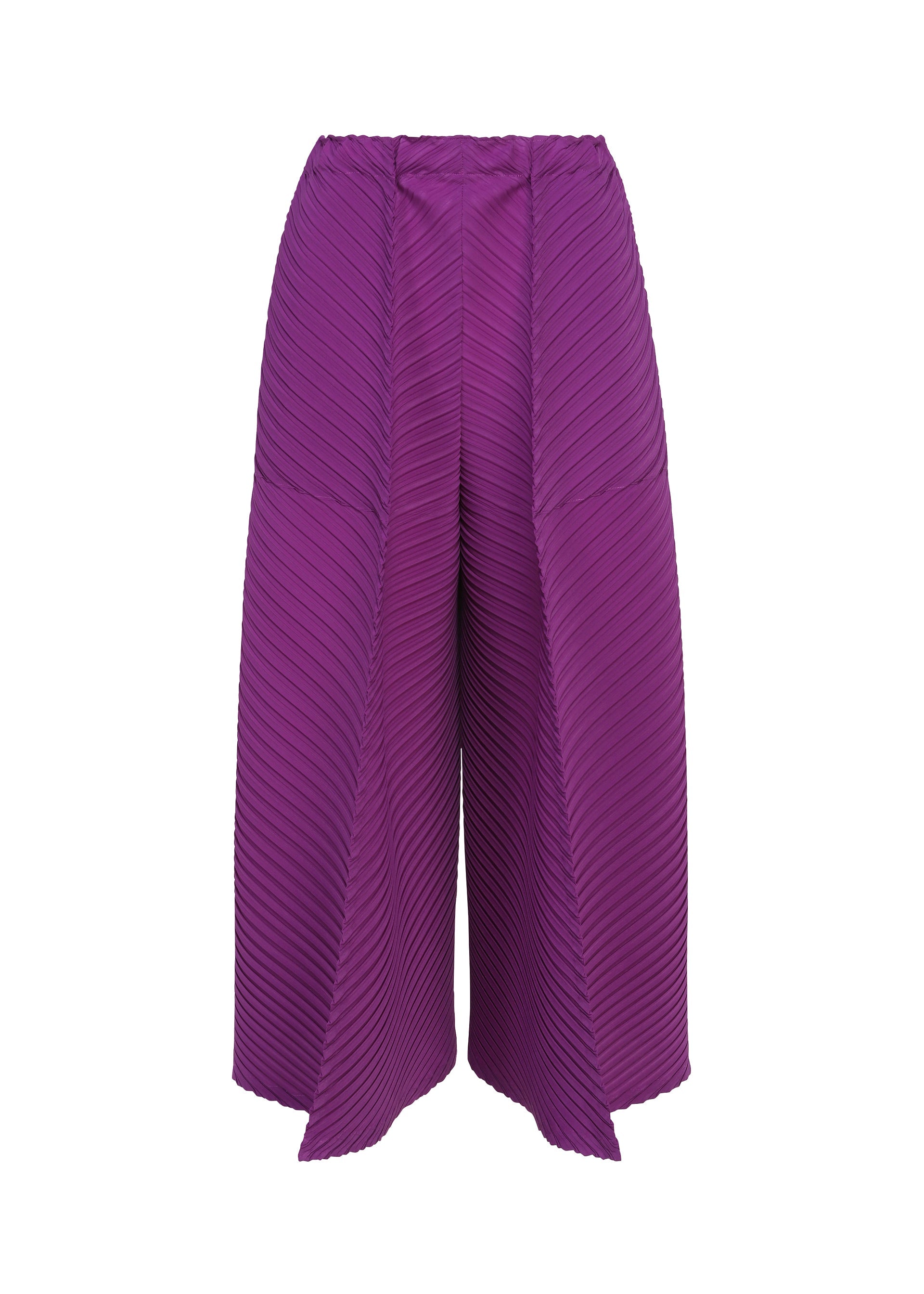 TUBULAR PLEATS Trousers Purple – The official ISSEY MIYAKE ONLINE