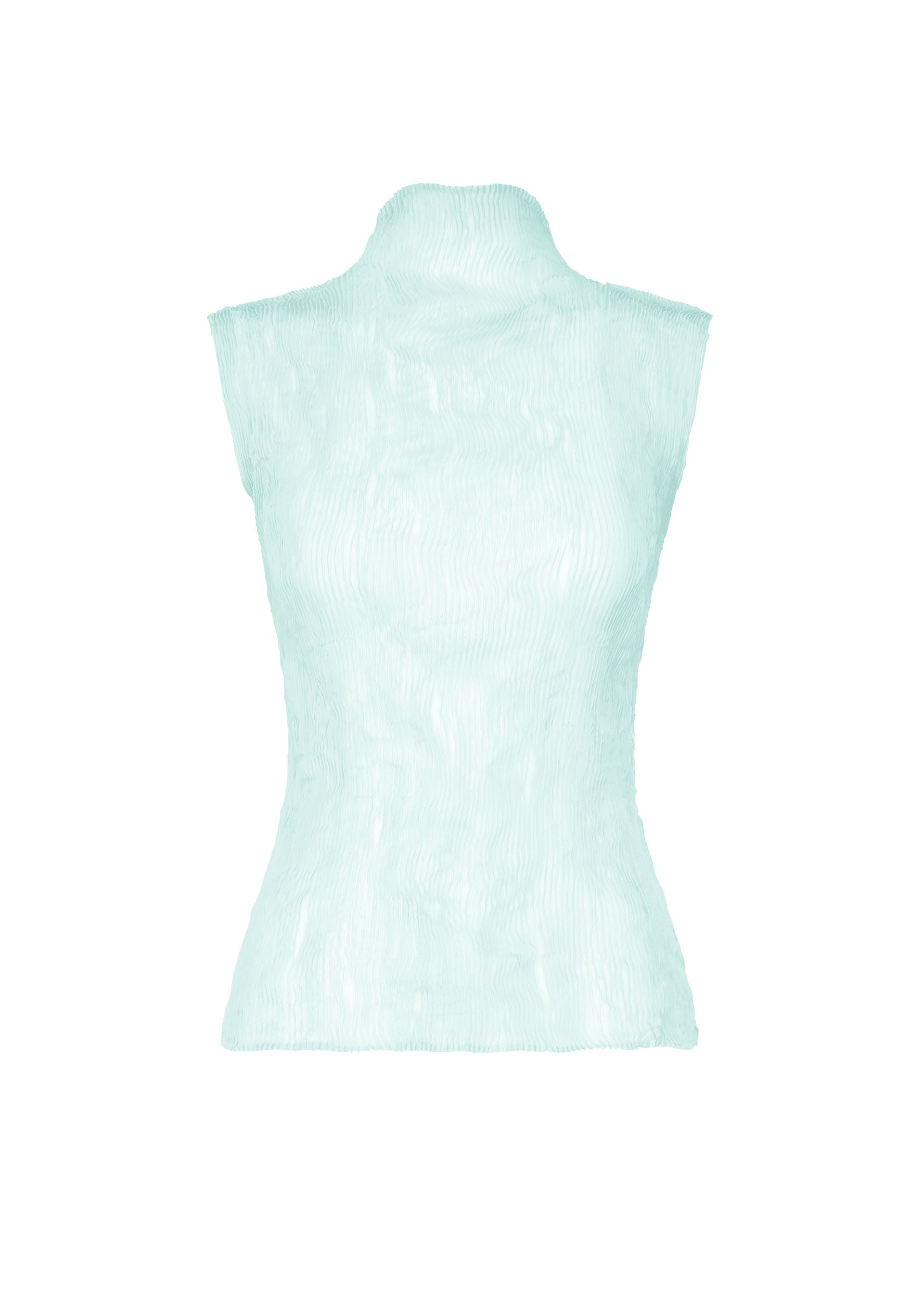 CHIFFON TWIST 1 Top Light Blue – The official ISSEY MIYAKE ONLINE