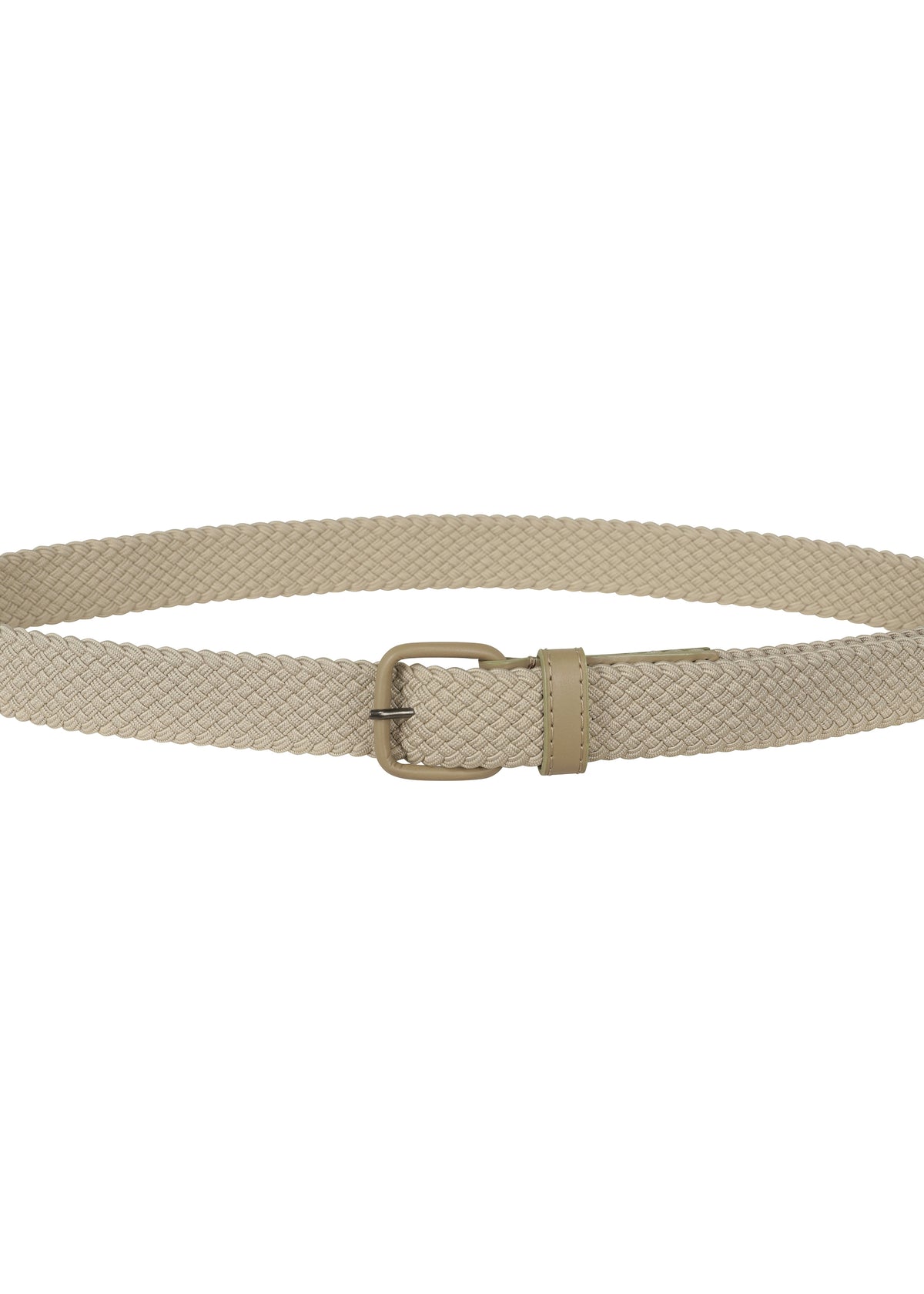 A detail shot of the IM MEN STRETCH MESH BELT belt