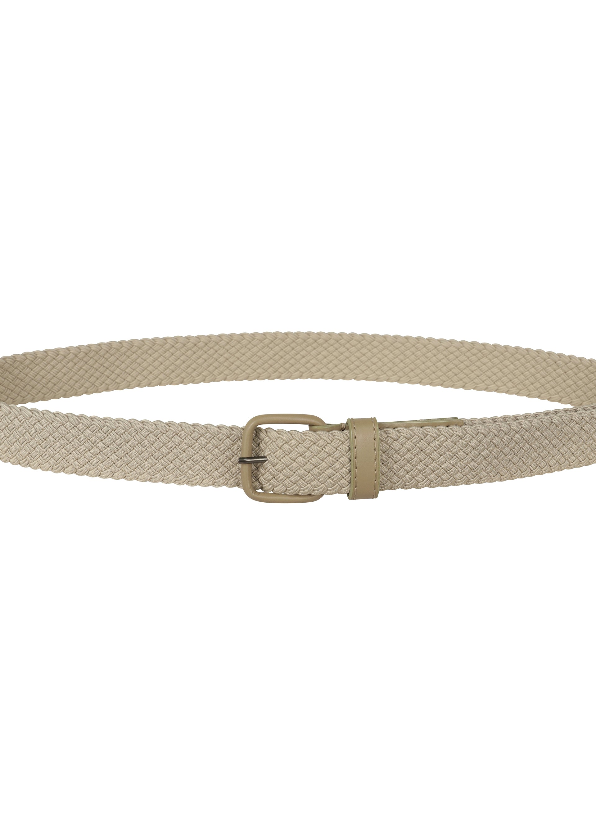 A detail shot of the IM MEN STRETCH MESH BELT belt