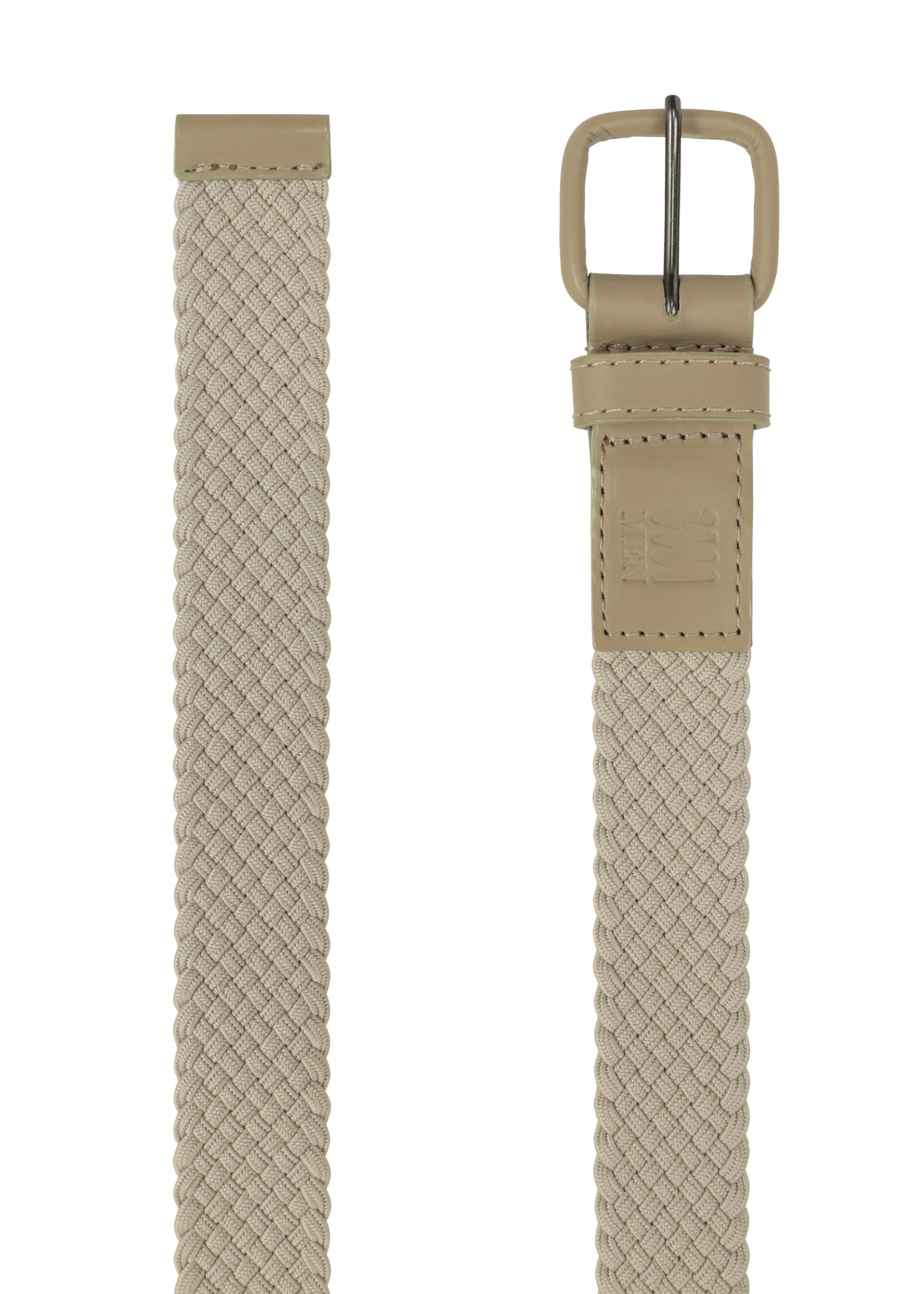 A detail shot of the IM MEN STRETCH MESH BELT belt