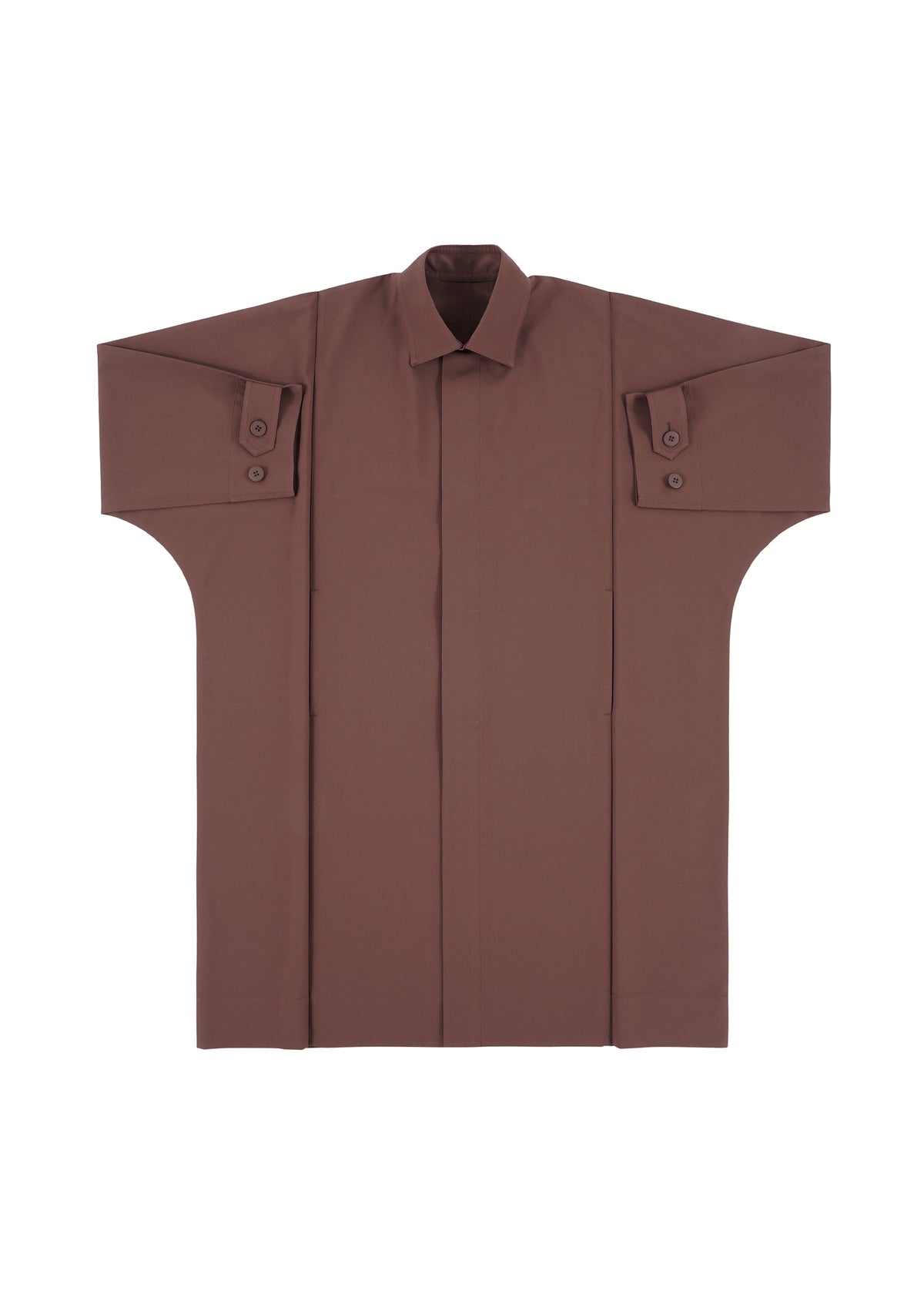A detail shot of the IM MEN FLAT coat
