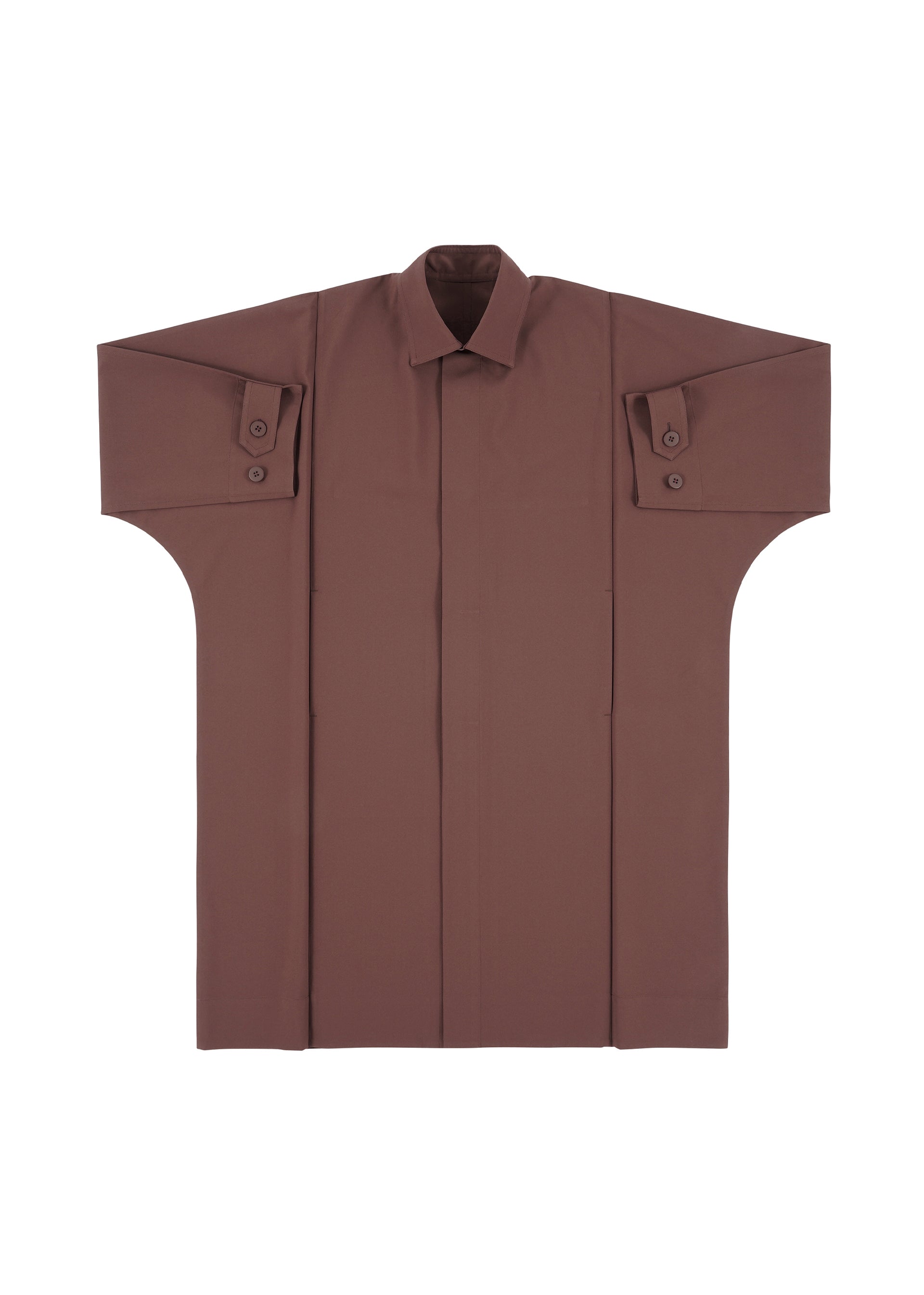 A detail shot of the IM MEN FLAT coat