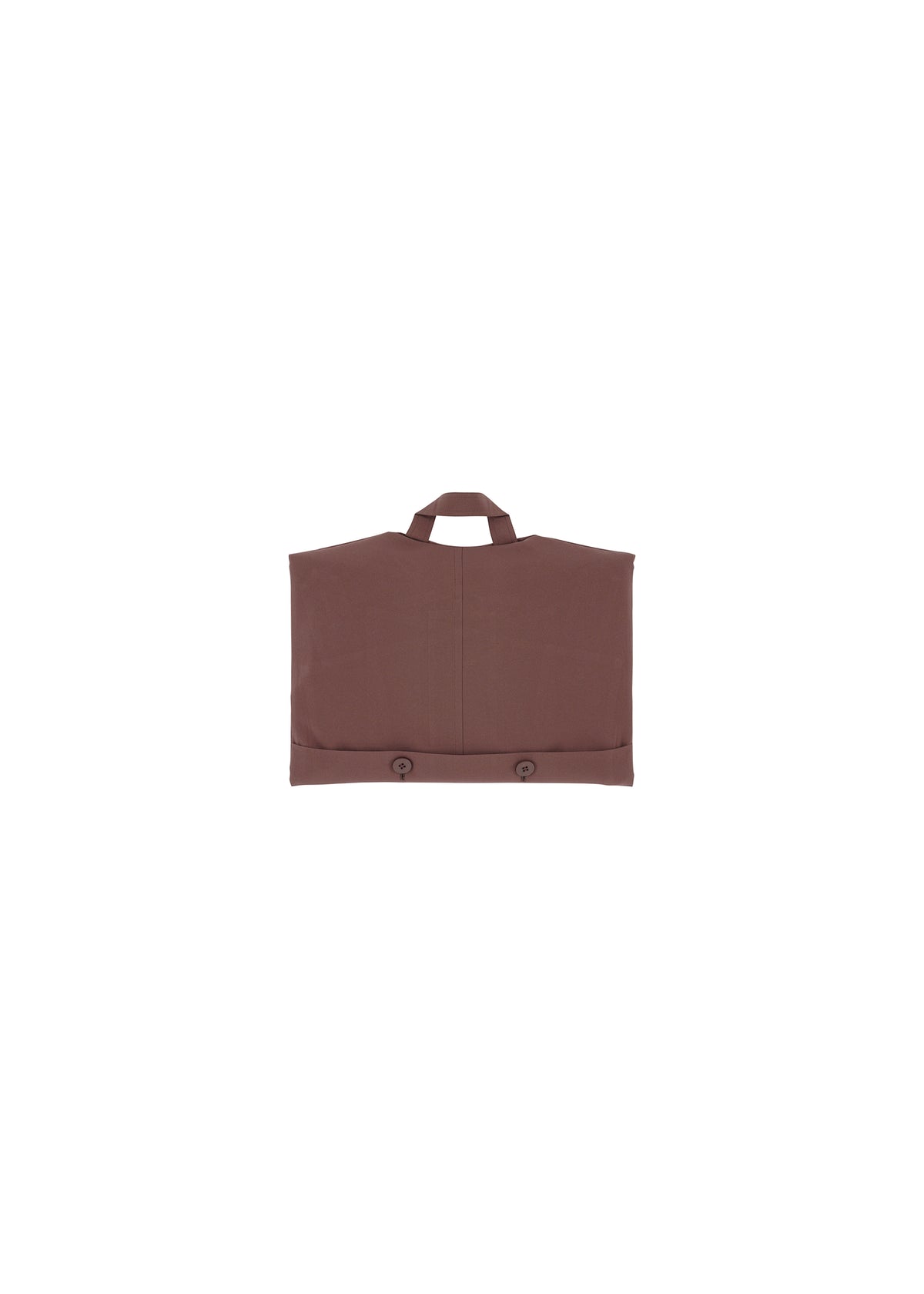 A detail shot of the IM MEN FLAT coat