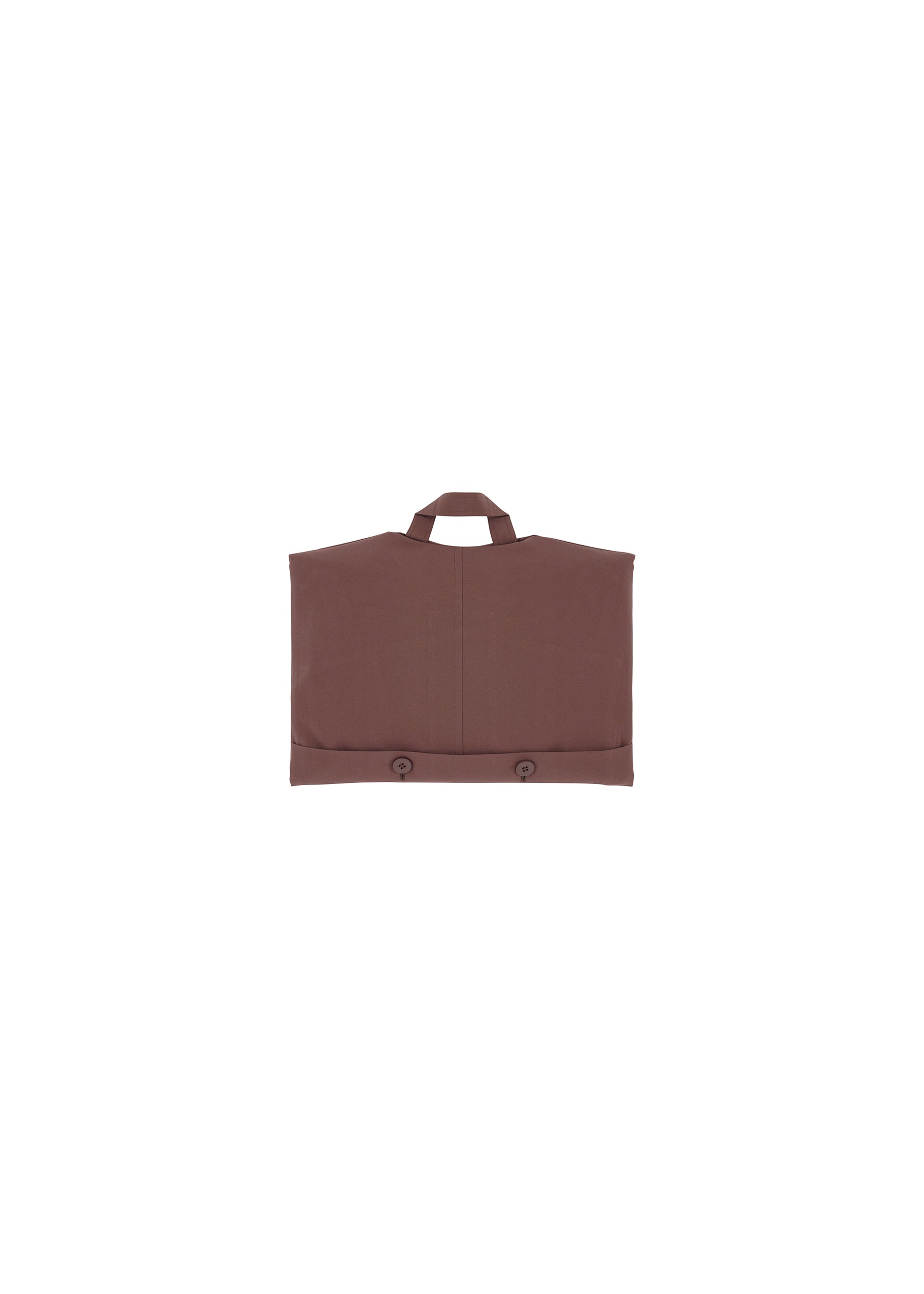 A detail shot of the IM MEN FLAT coat