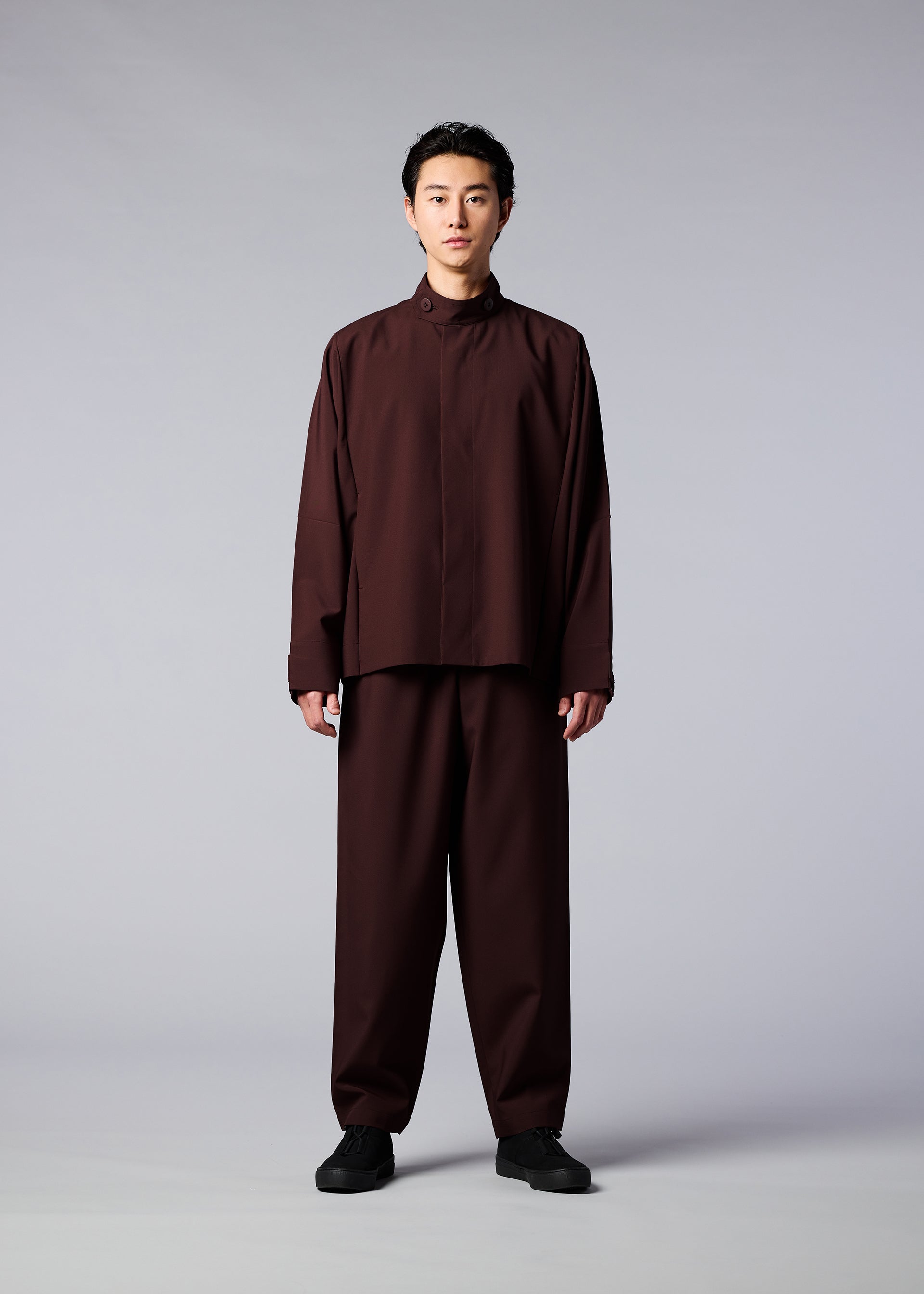 A model wears the IM MEN FLAT jacket