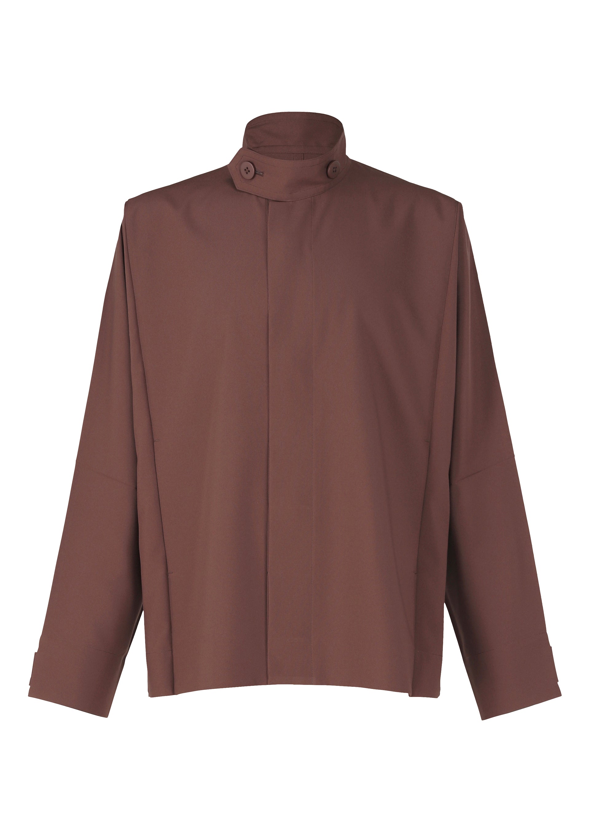 A product shot of the IM MEN FLAT jacket in bordeaux (84)