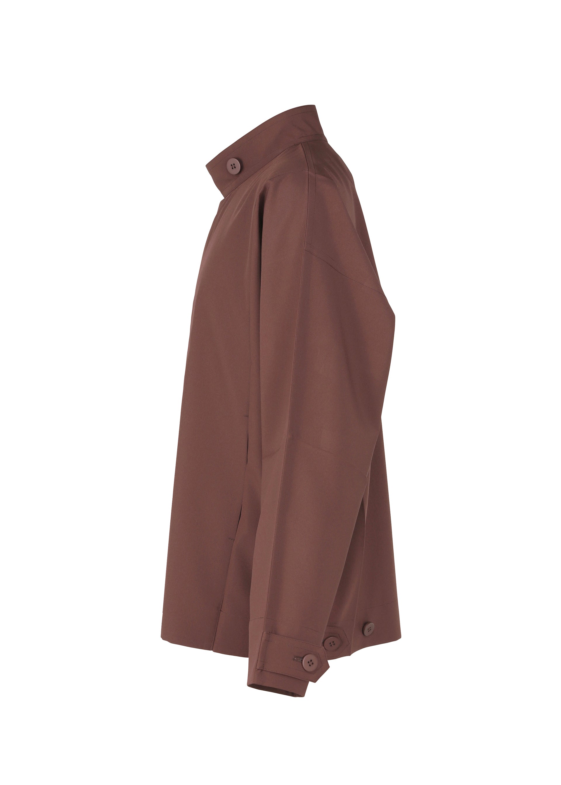 A detail shot of the IM MEN FLAT jacket