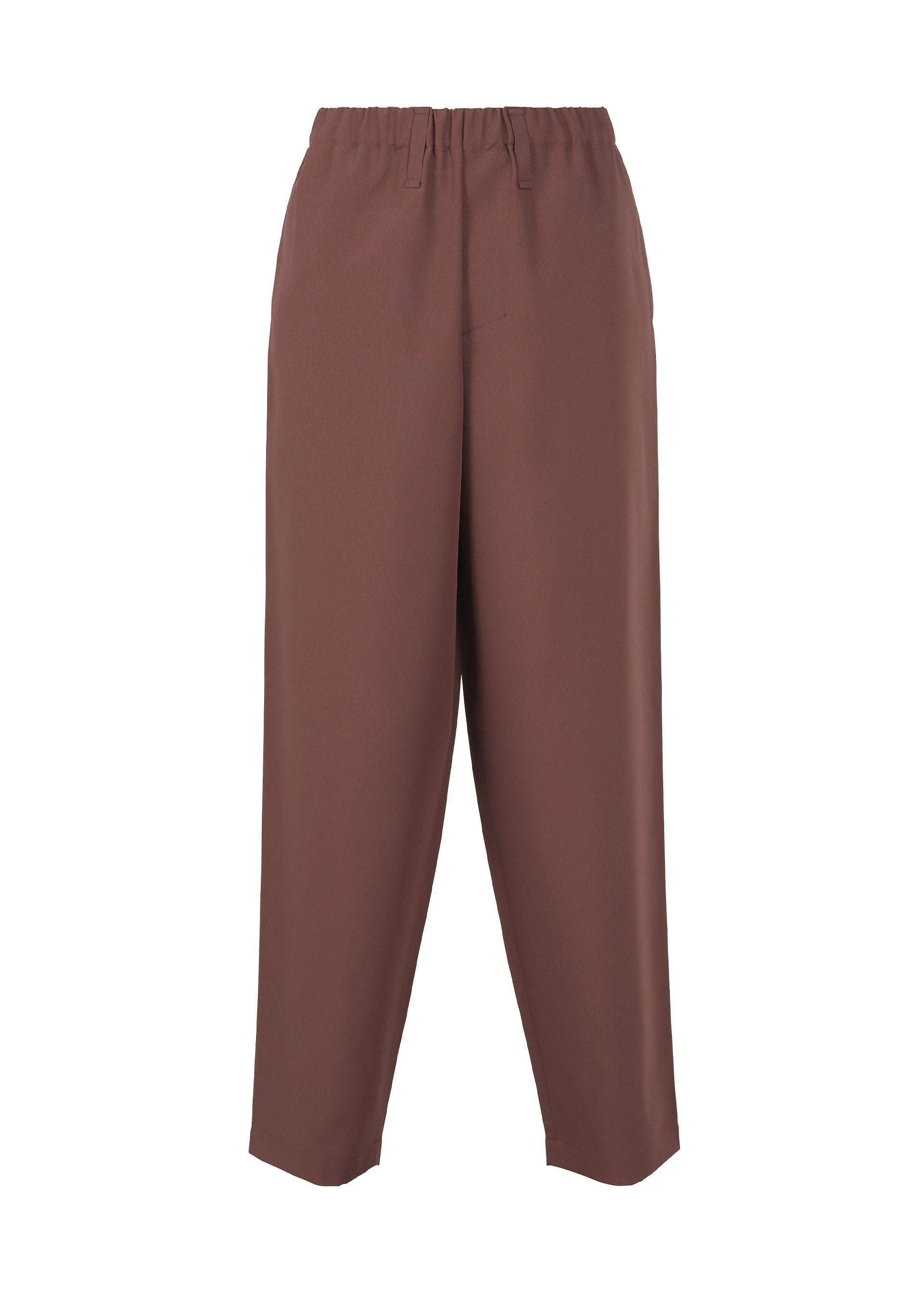 A product shot of the IM MEN FLAT trousers in bordeaux (84)