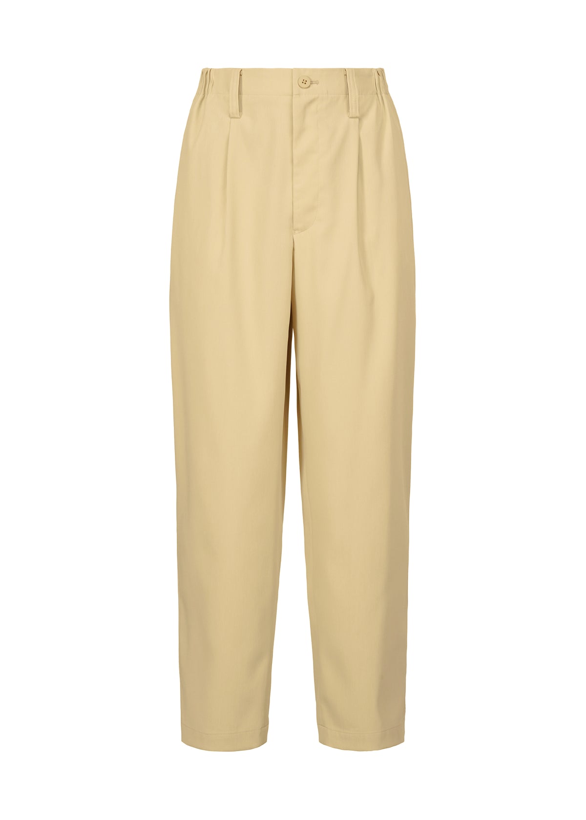 A product shot of the IM MEN AIR trousers in sand beige (49)