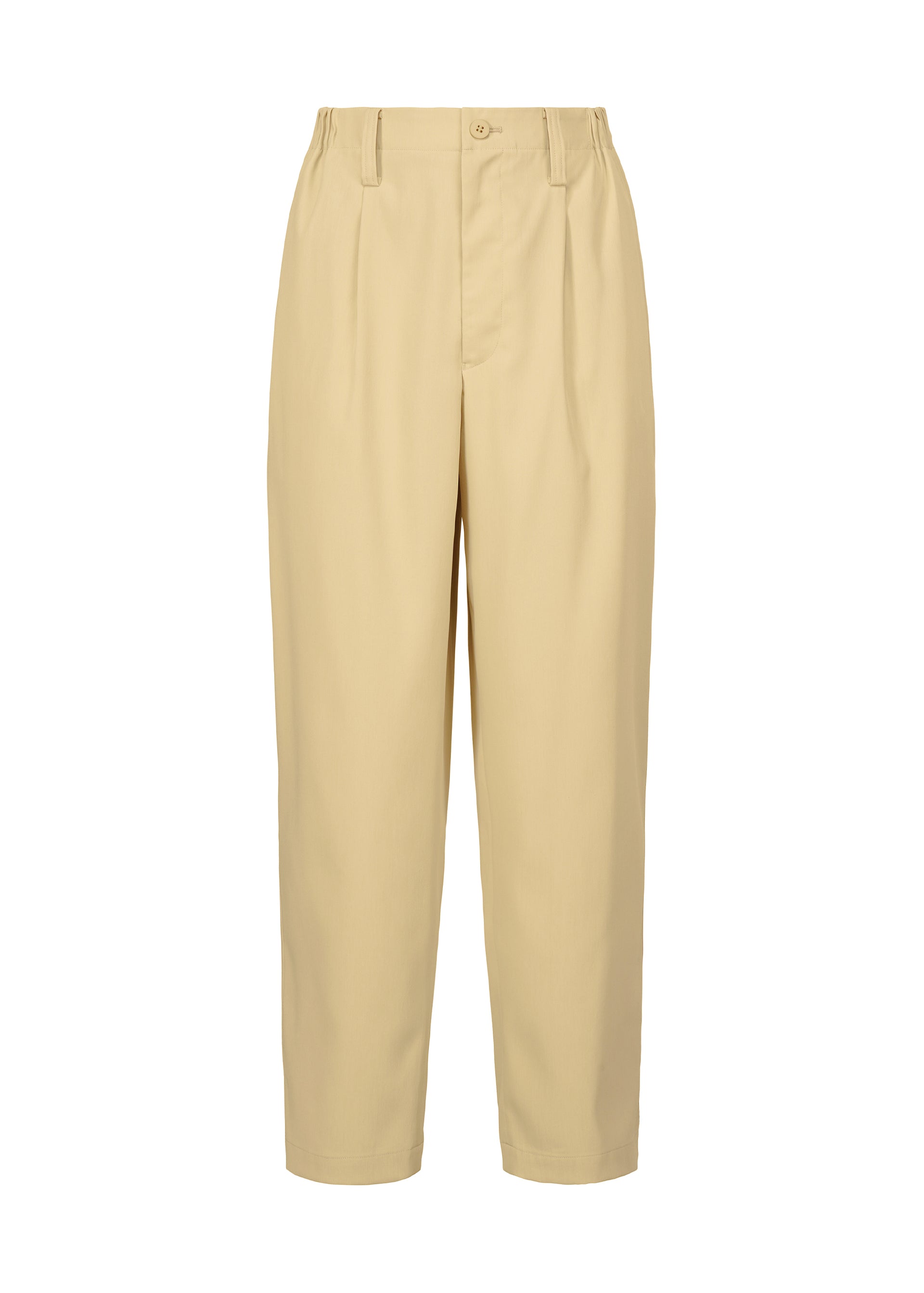 A product shot of the IM MEN AIR trousers in sand beige (49)