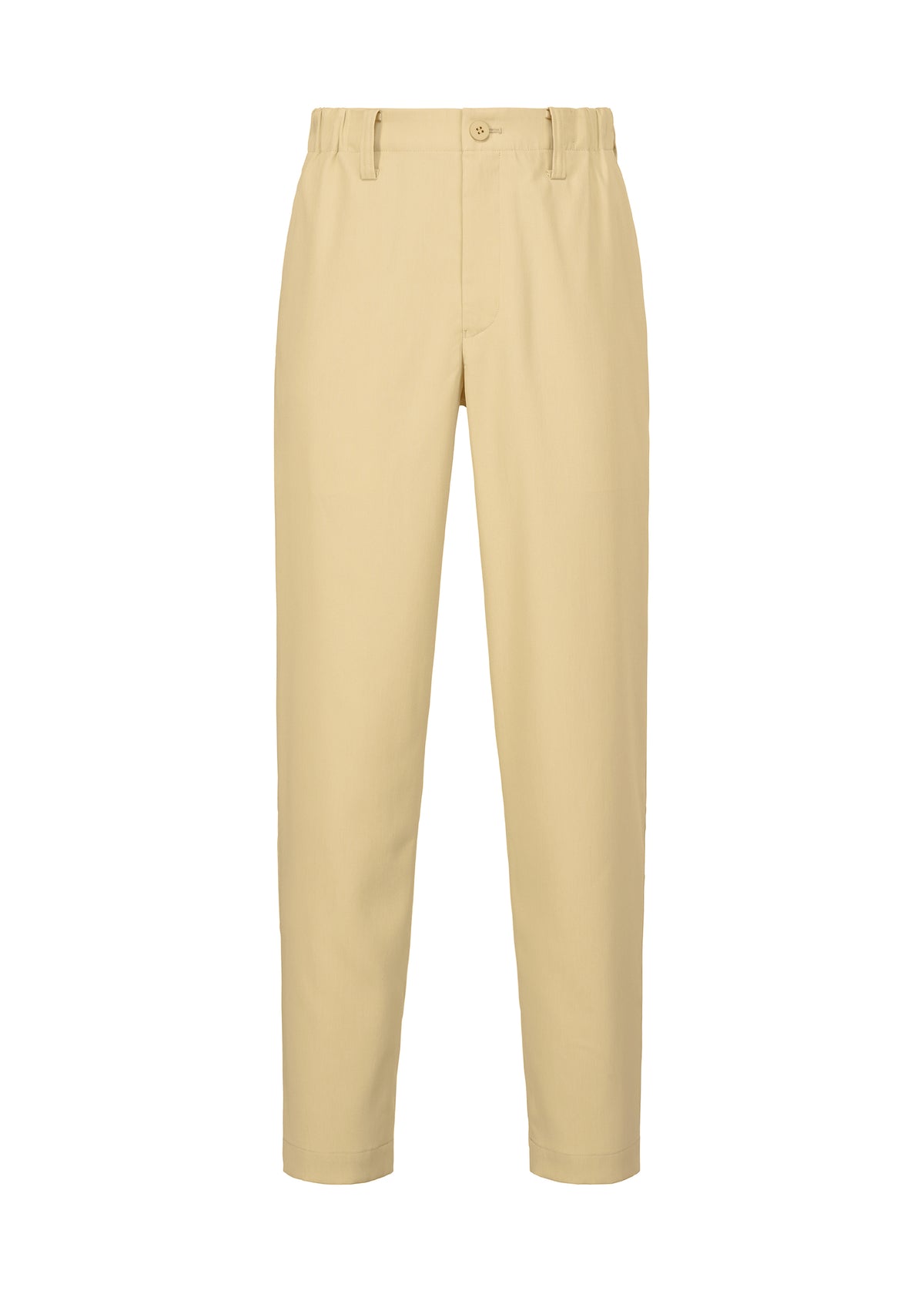 A product shot of the IM MEN AIR trousers in sand beige (49)