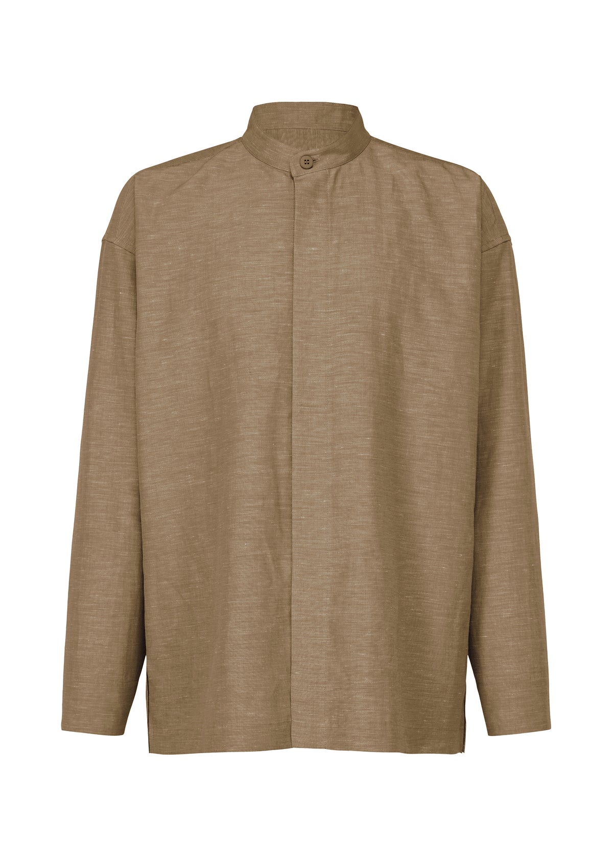 A product shot of the IM MEN HYBRID SHIRT shirt in brown (44)