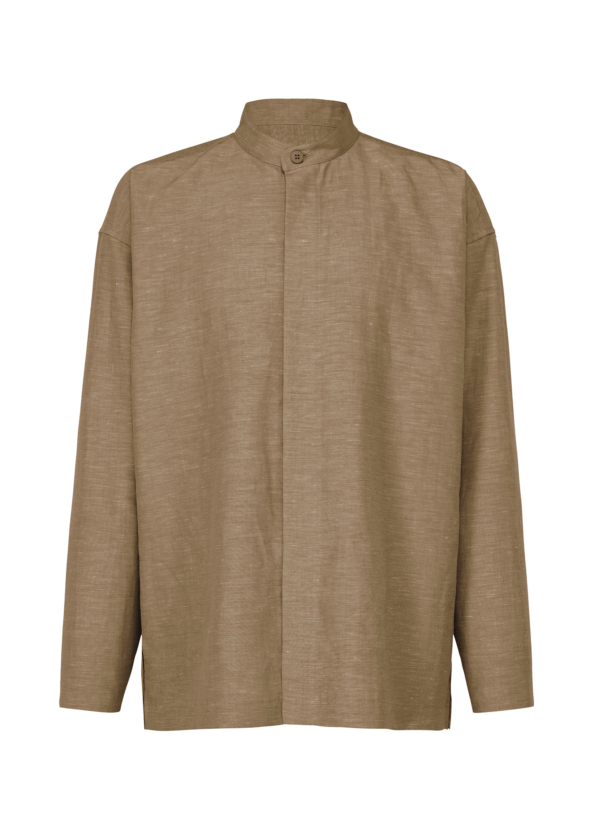 A product shot of the IM MEN HYBRID SHIRT shirt in brown (44)