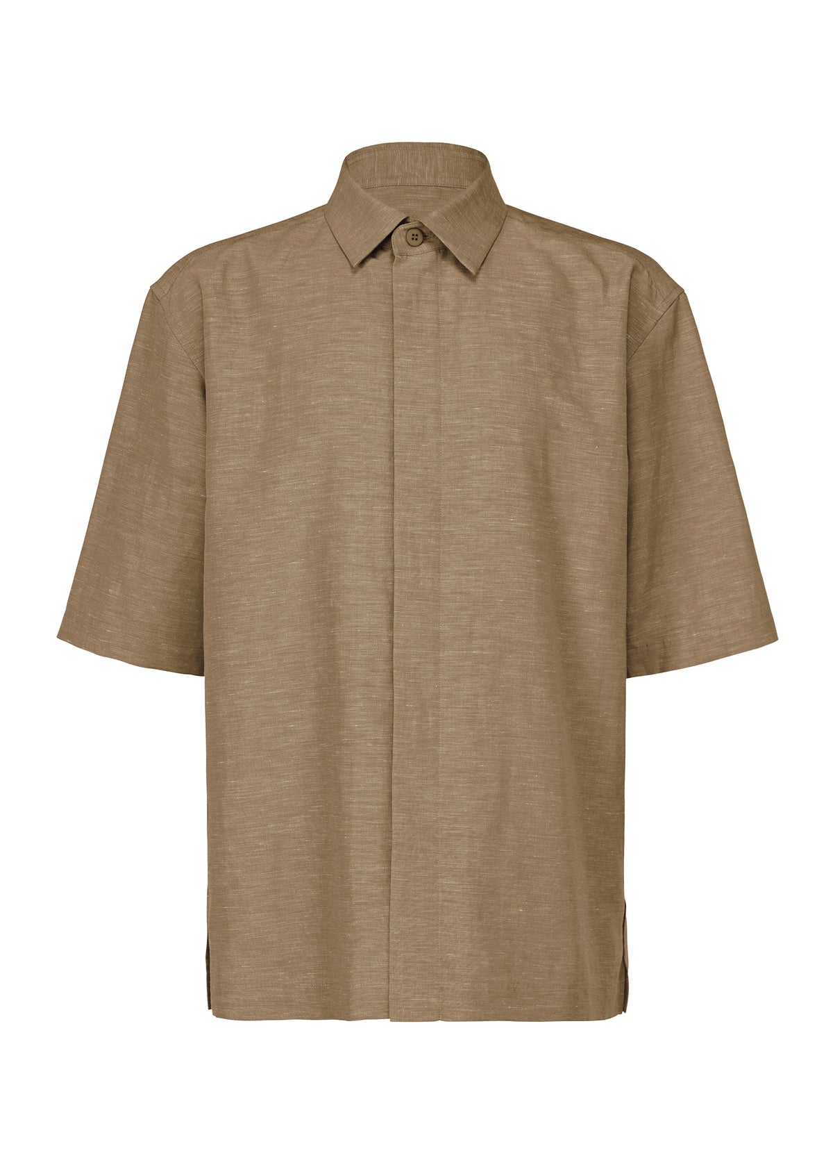 A product shot of the IM MEN HYBRID SHIRT shirt in brown (44)