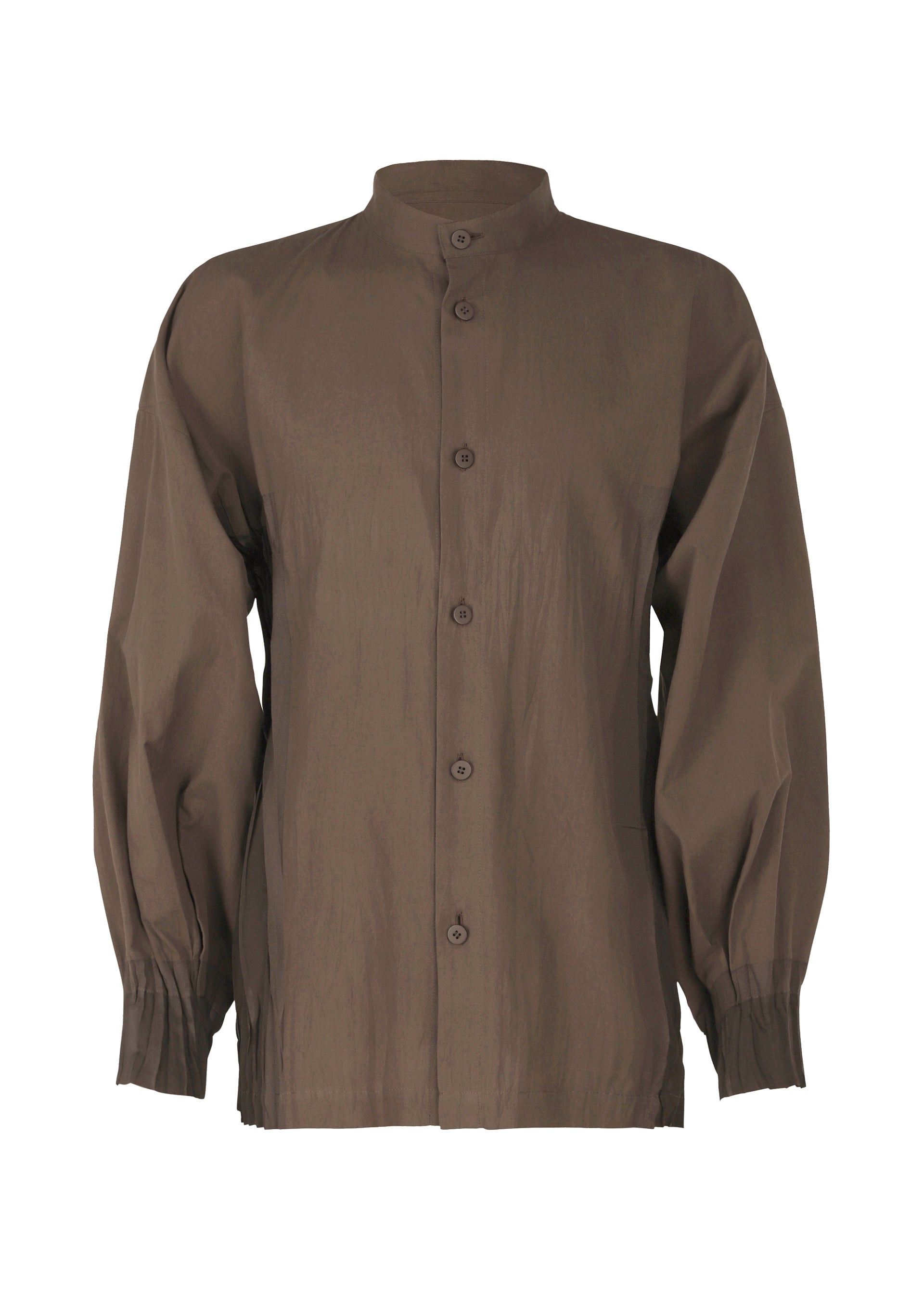 A product shot of the IM MEN DUO SHIRT shirt in dark brown (45)