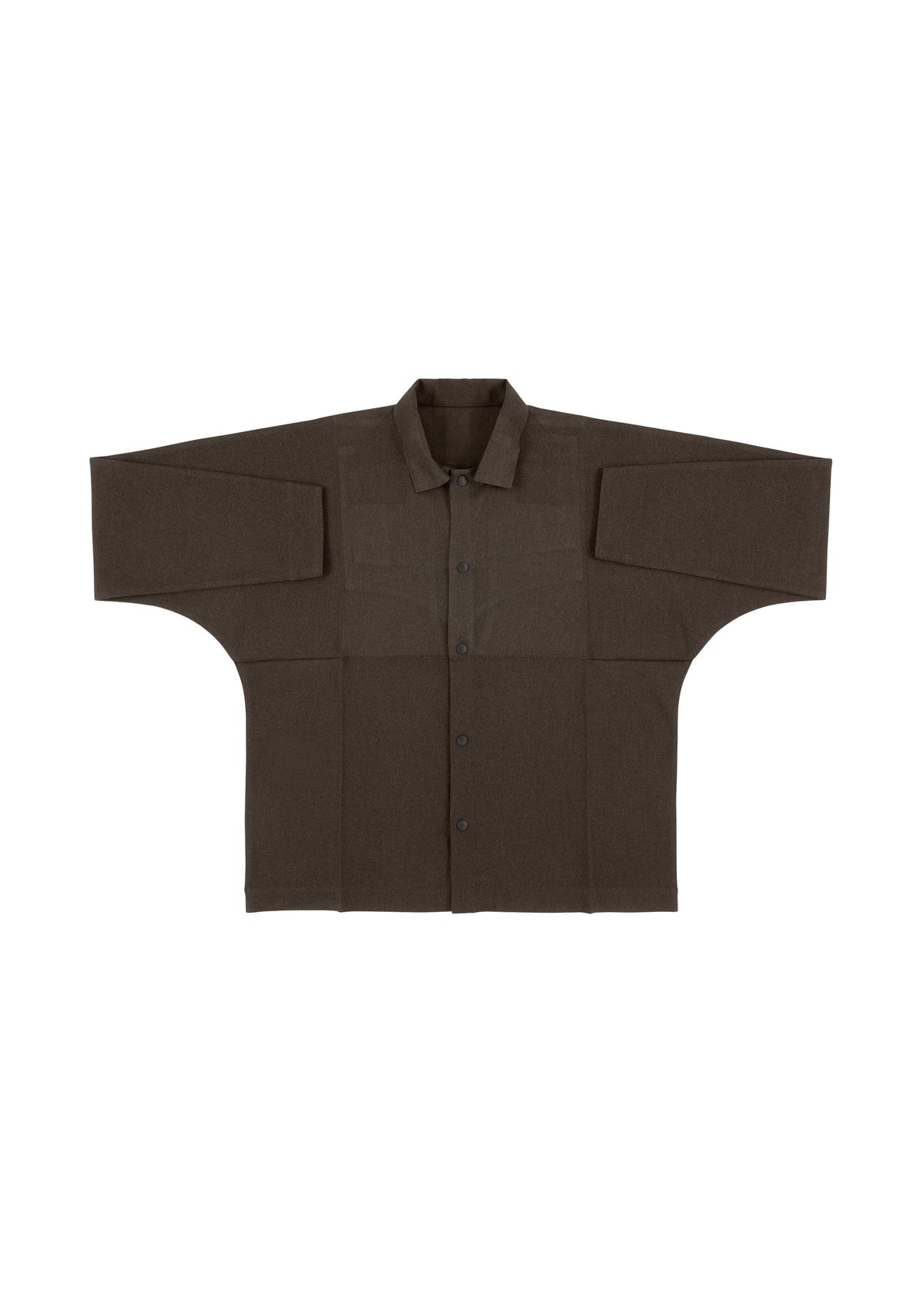 A detail shot of the IM MEN WOOL LIKE COMPACT SHIRT shirt.