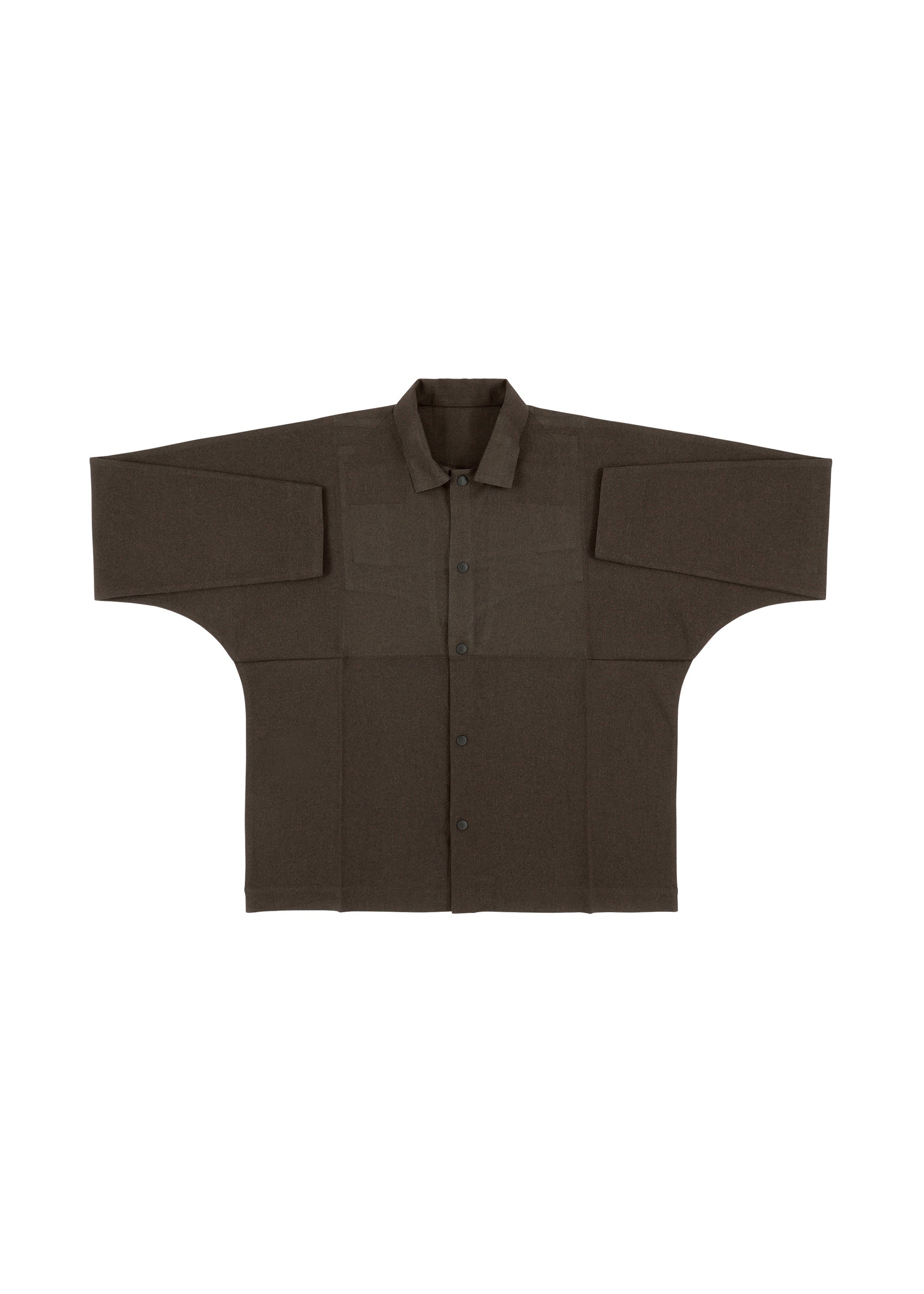 A detail shot of the IM MEN WOOL LIKE COMPACT SHIRT shirt.