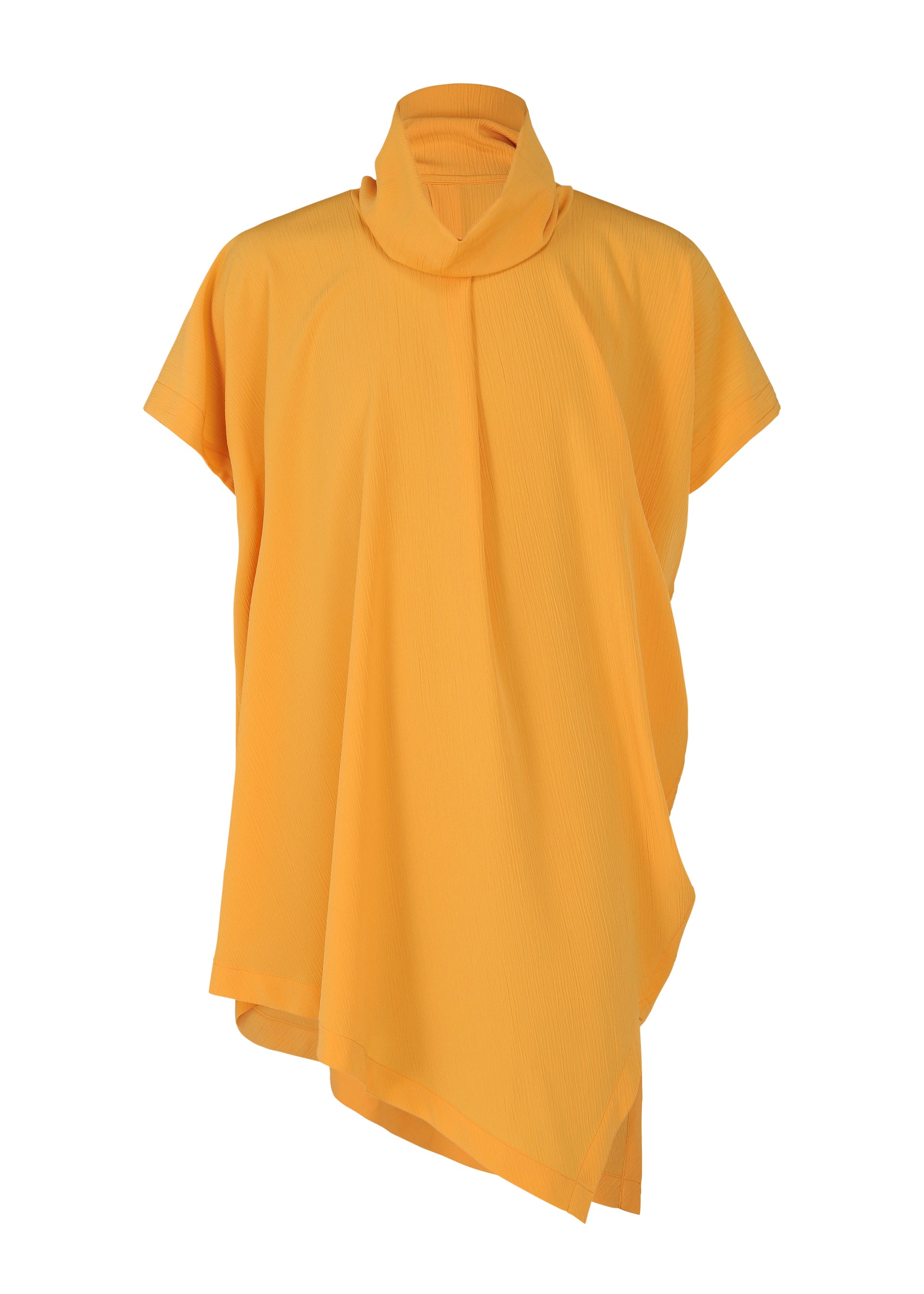 CREPE DRAPE T Top Light Orange