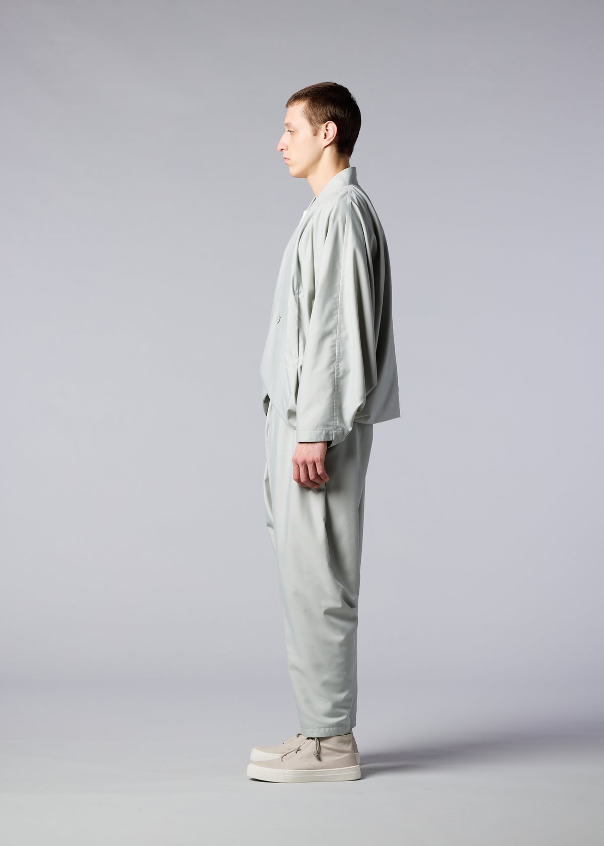 A model wears the IM MEN SWING jacket