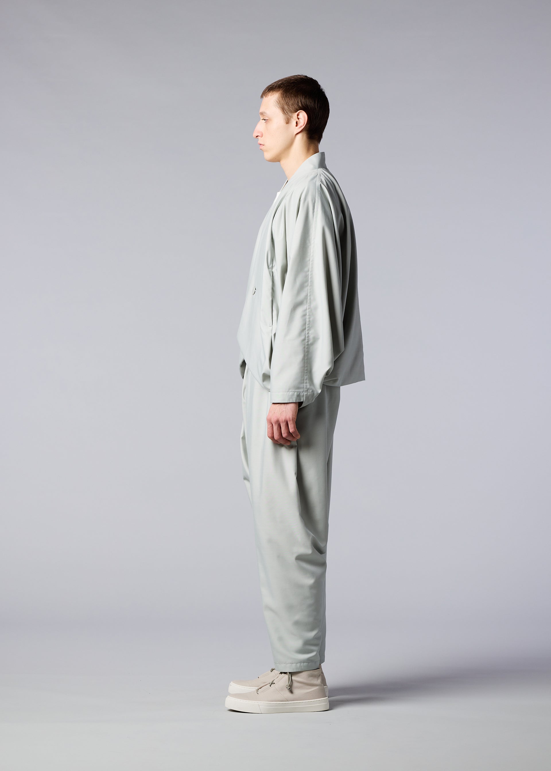 A model wears the IM MEN SWING jacket